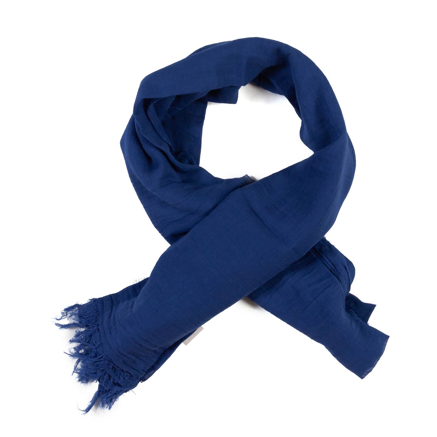 PASHMINA UNISEX BLU INDACO - annameglio.com abbigliamento moda