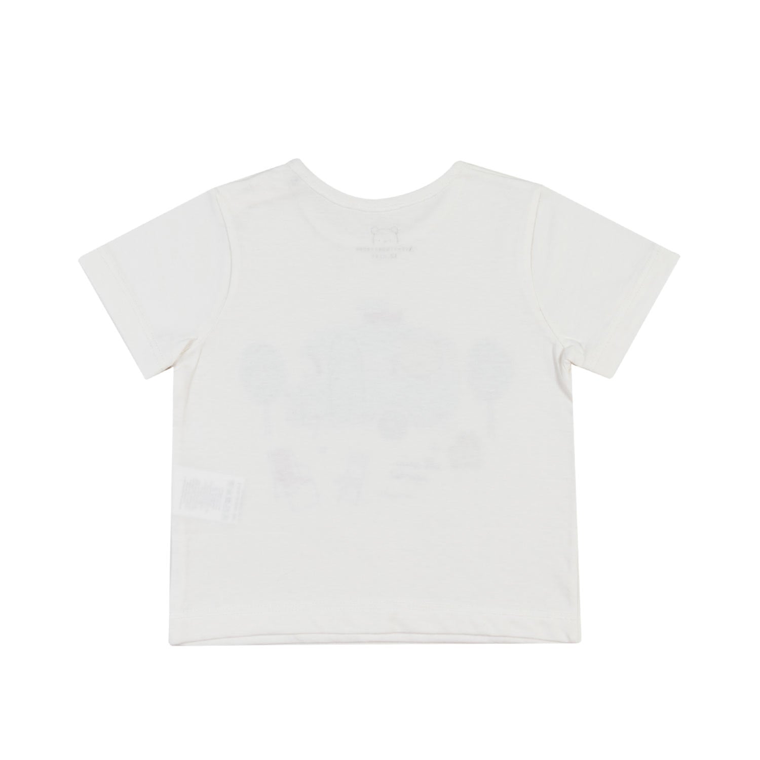 T-SHIRT BIANCA CON STAMPA CAMPER BIMBO E BIMBA - annameglio.com abbigliamento moda
