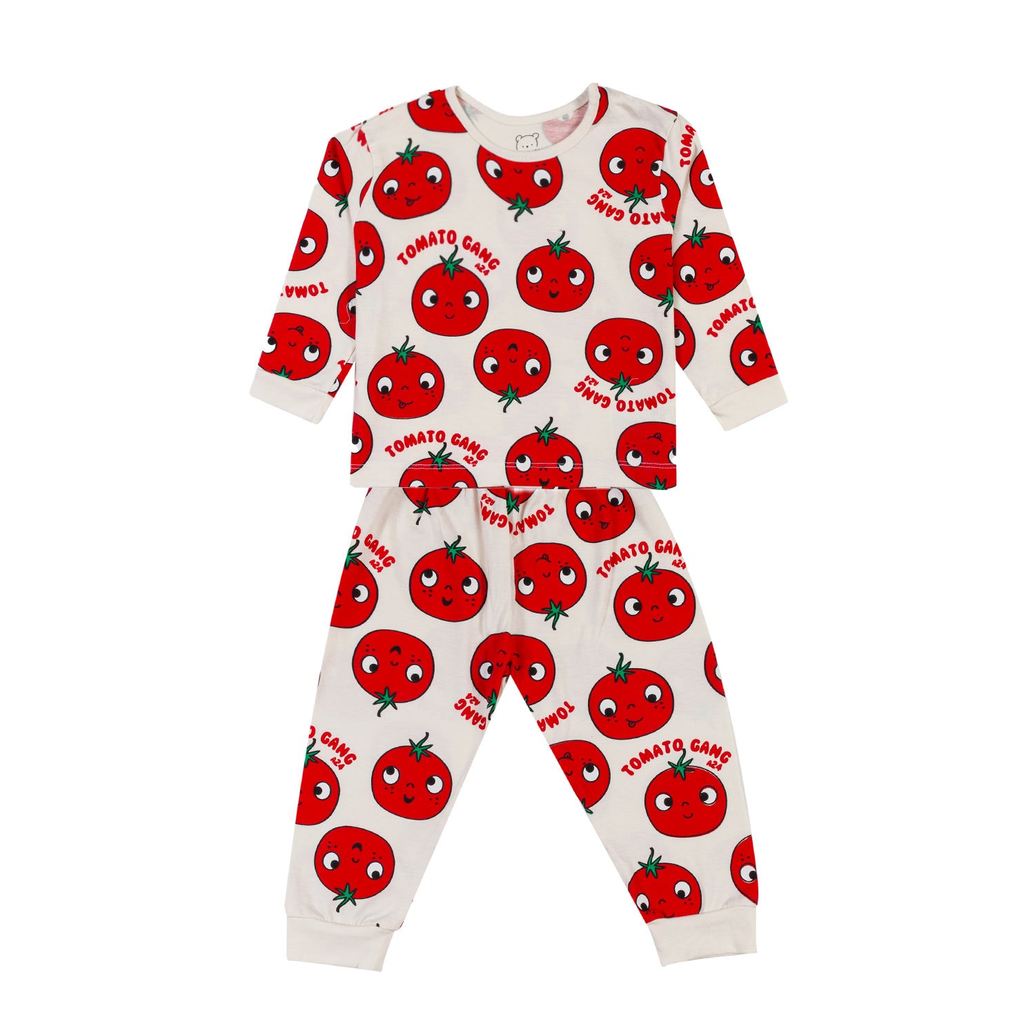 PIGIAMA TOMATO GANG LUNGO BIMBO E BIMBA - annameglio.com abbigliamento moda