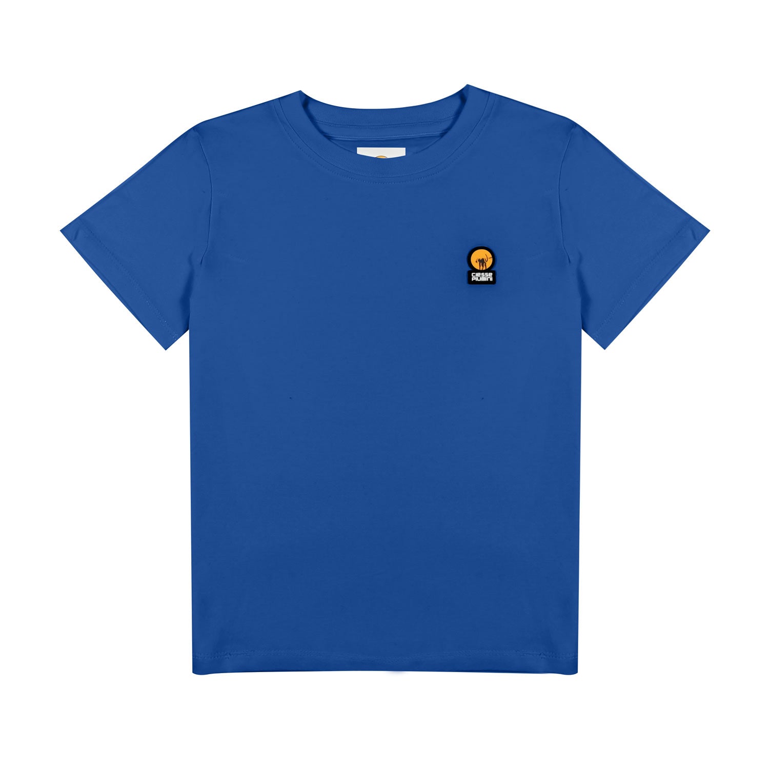 MAGLIETTA BLU ROYAL CON PATCH LOGO BAMBINO E TEEN - annameglio.com abbigliamento moda