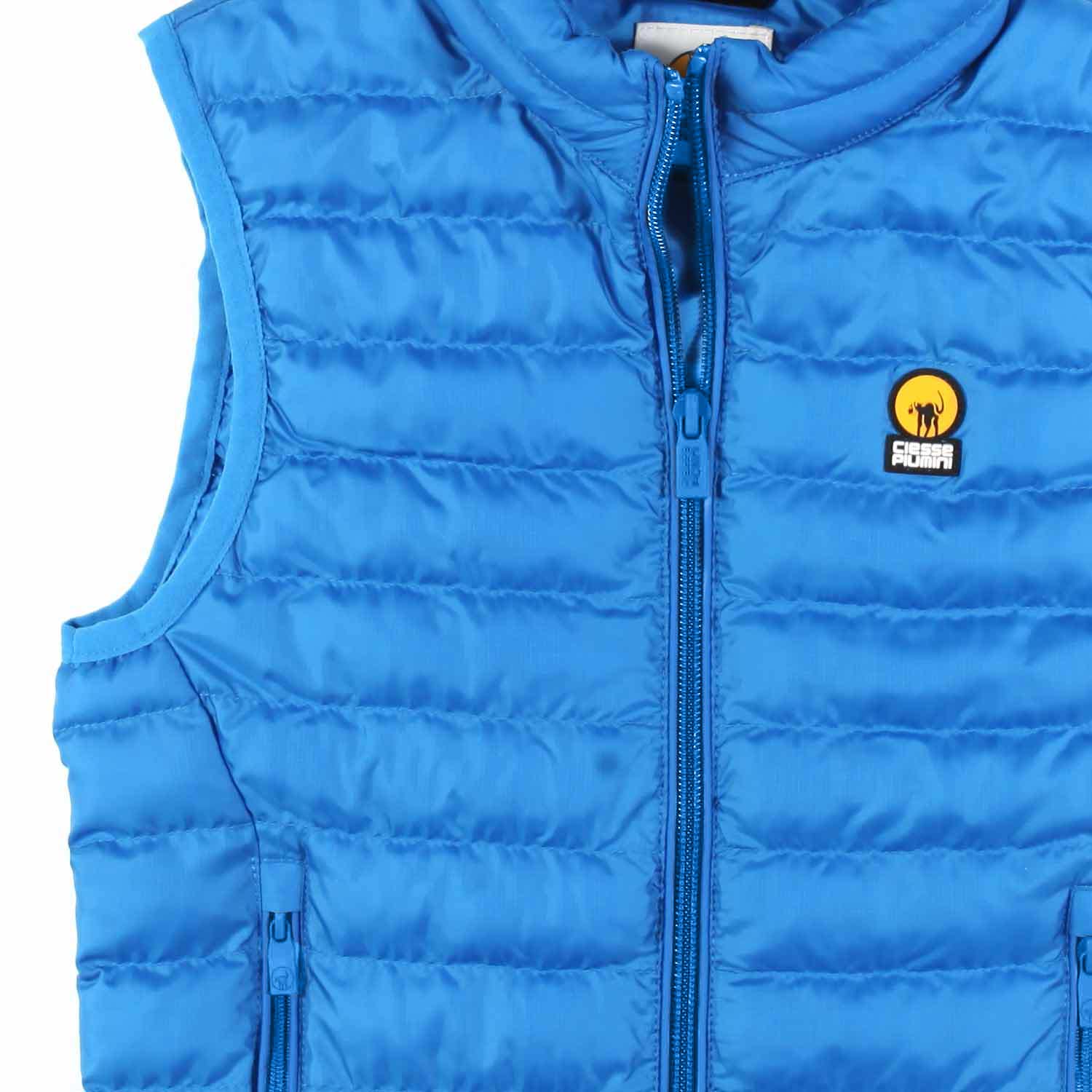 GILET AZZURRO IMBOTTITO BAMBINO E TEENAGER - annameglio.com abbigliamento moda