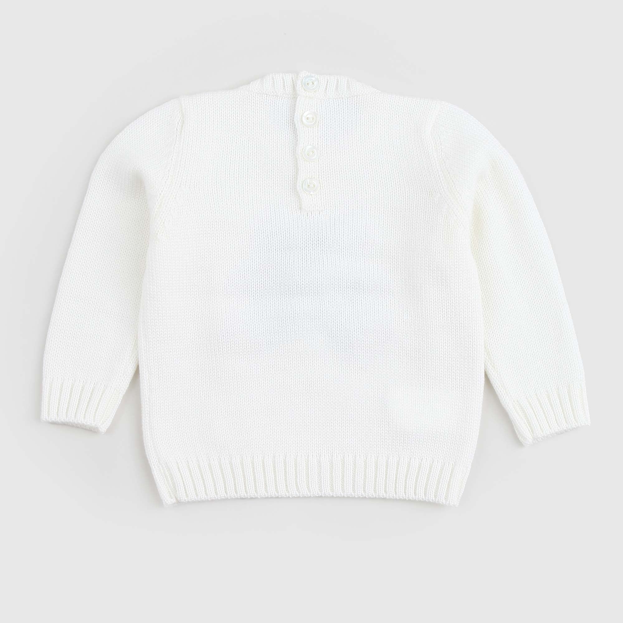 MAGLIONCINO DI LANA PANNA NEONATO - annameglio.com abbigliamento moda