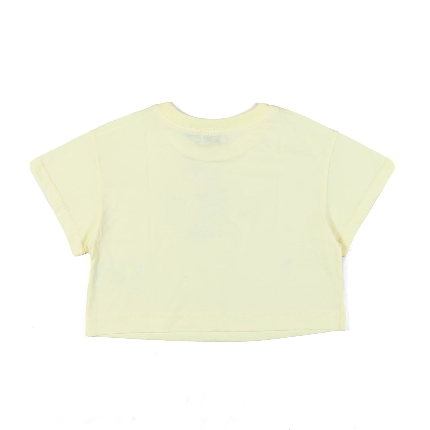 T-shirt cropped eye star gialla - annameglio.com abbigliamento moda