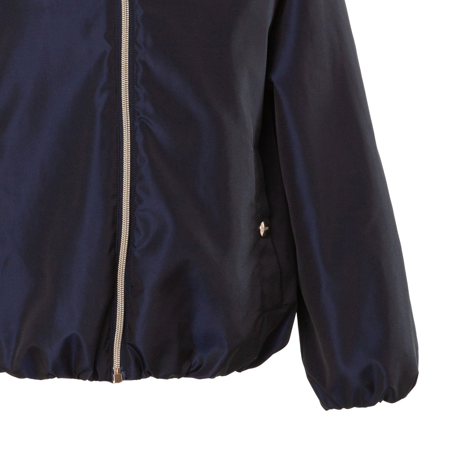 BOMBER TAFFETA BLU NOTTE BAMBINA E RAGAZZA - annameglio.com abbigliamento moda