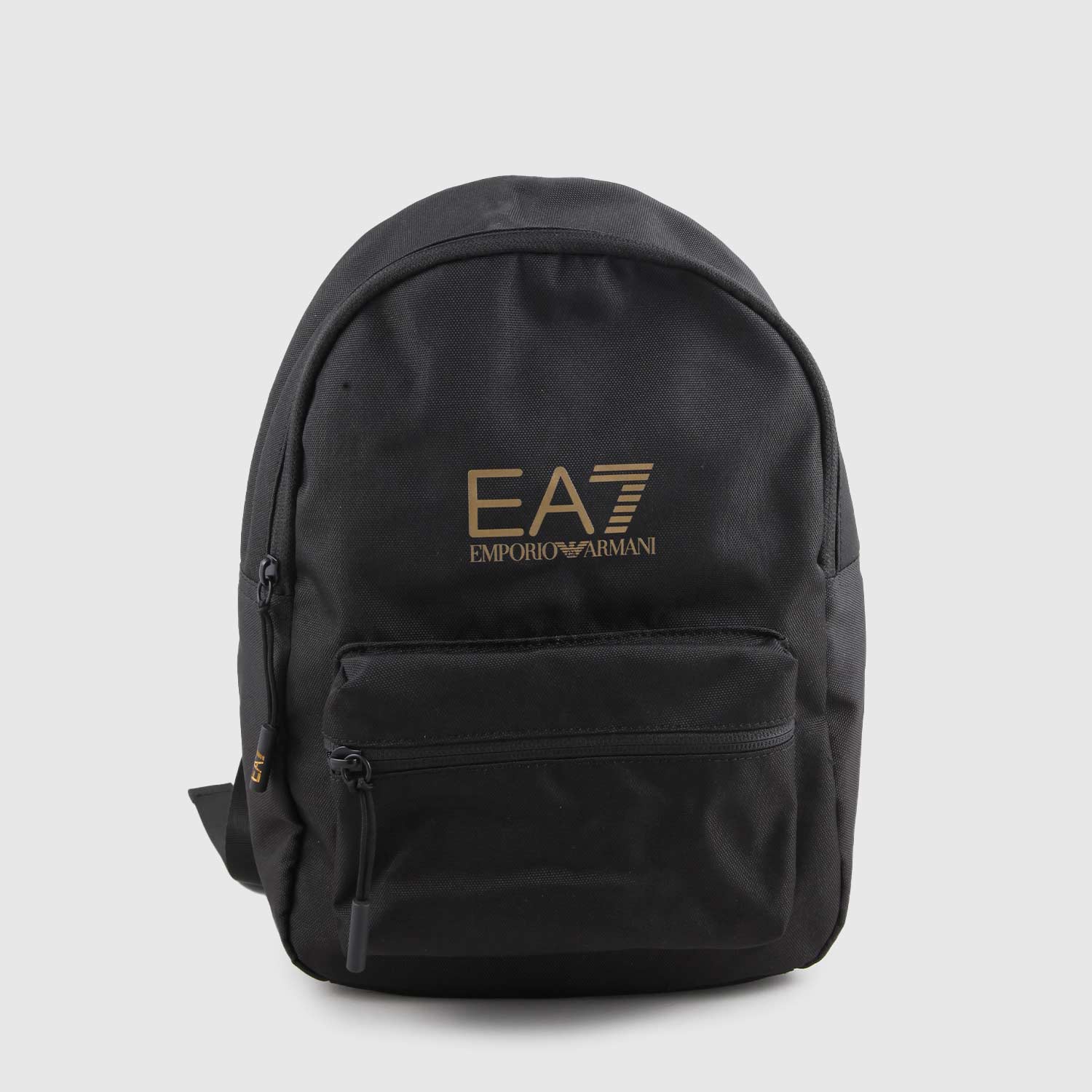 ZAINO UNISEX NERO CON LOGO EA7 ORO - annameglio.com abbigliamento moda
