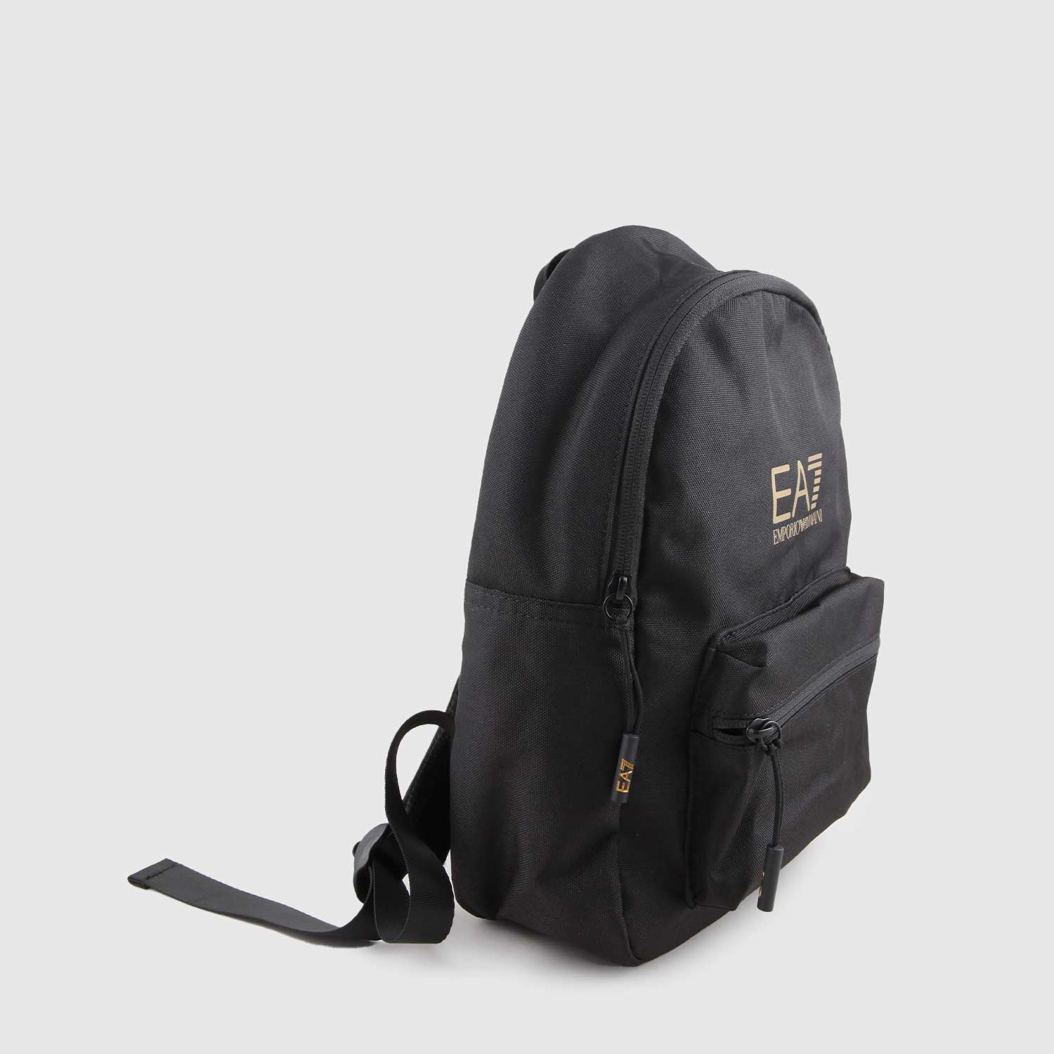 ZAINO UNISEX NERO CON LOGO EA7 ORO - annameglio.com abbigliamento moda