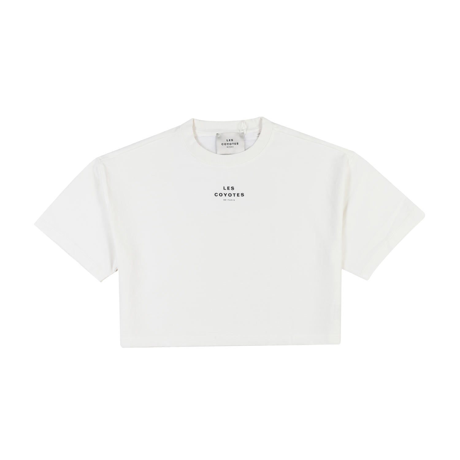 T-SHIRT CROPPED BIANCA A SCATOLETTA - annameglio.com abbigliamento moda