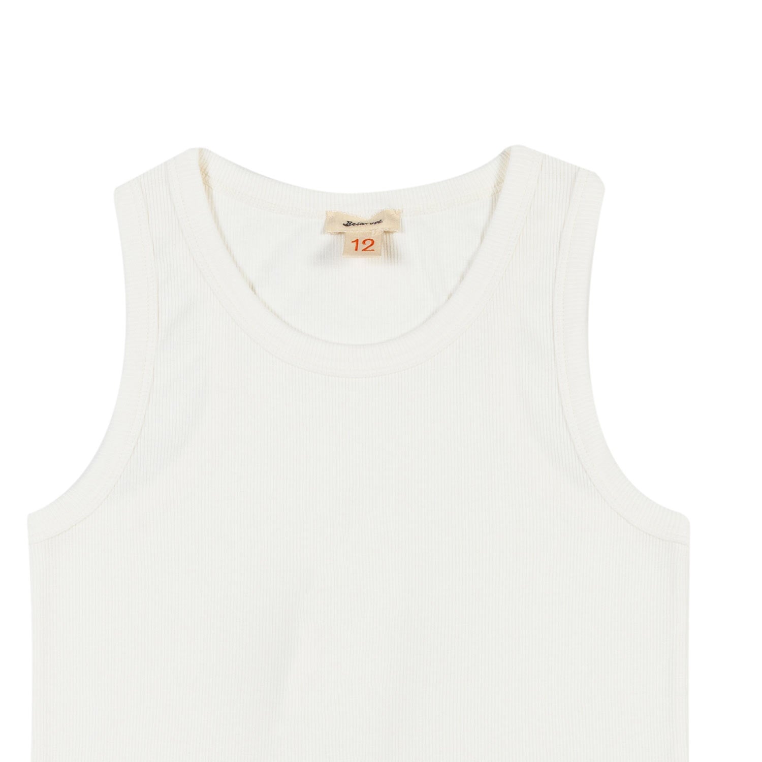 Top bianco a costine bambina e teenager - annameglio.com abbigliamento moda