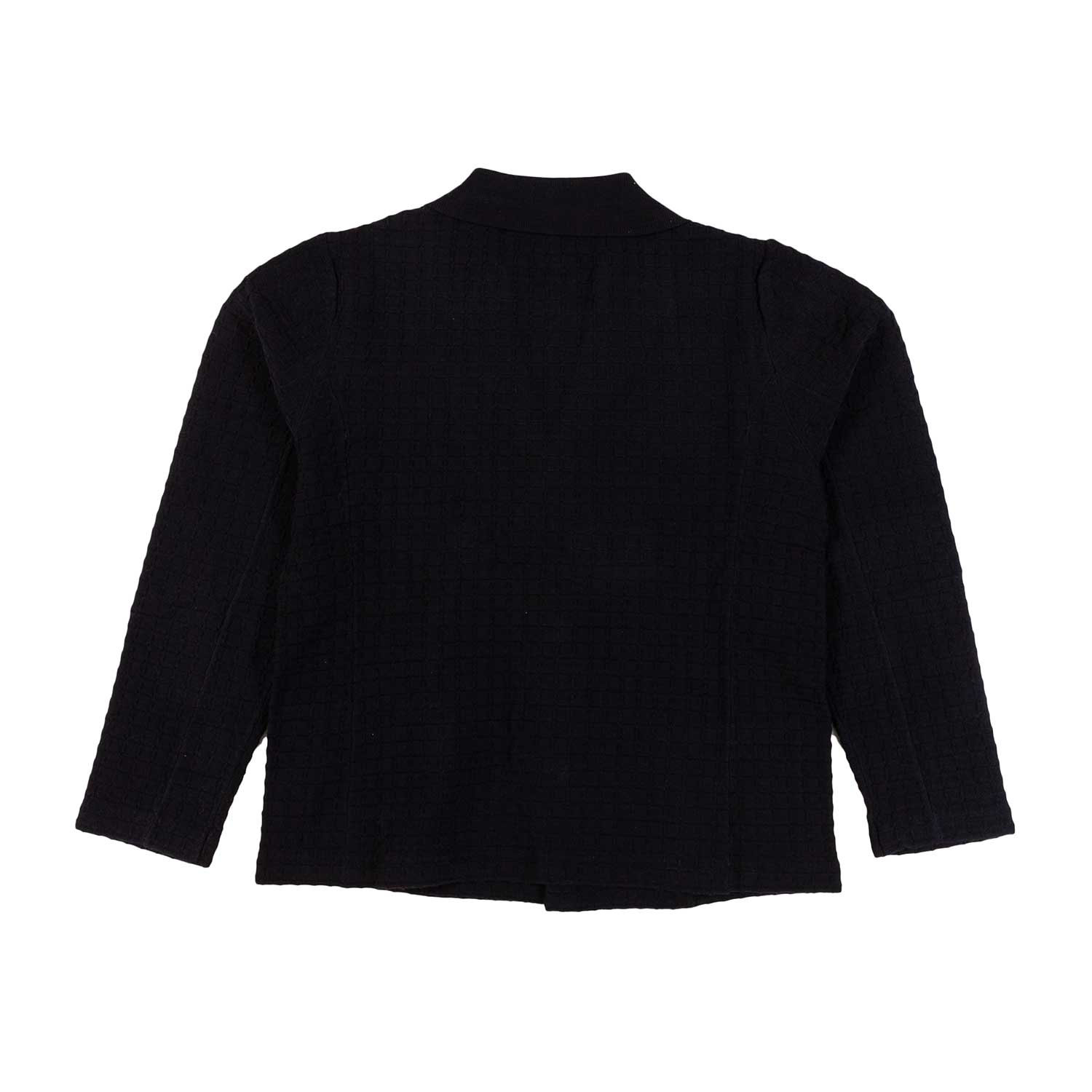 BLAZER BLU NAVY CON TEXTURE A QUADRETTI - annameglio.com abbigliamento moda