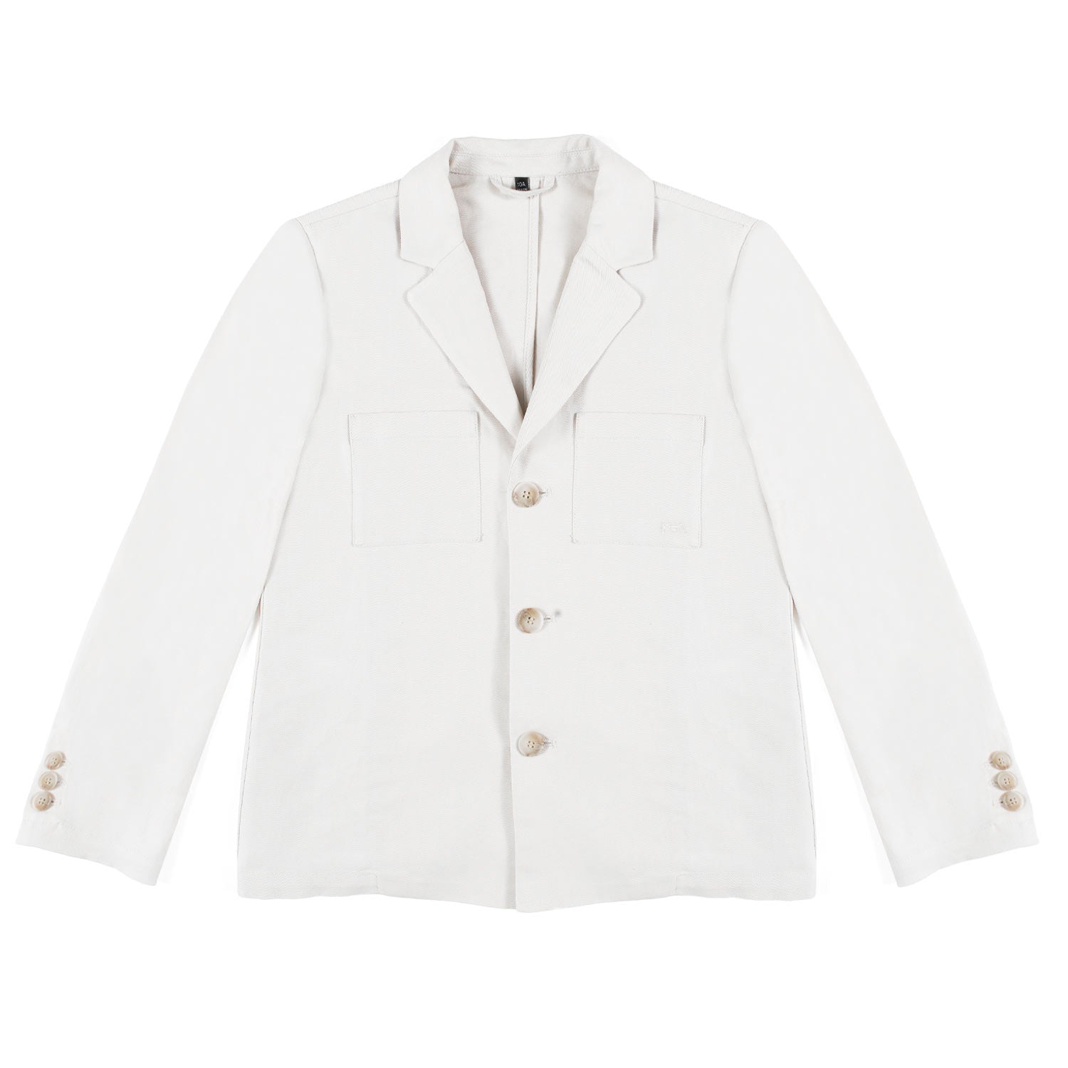 GIACCA LINO BIANCA BAMBINO E TEENAGER - annameglio.com abbigliamento moda