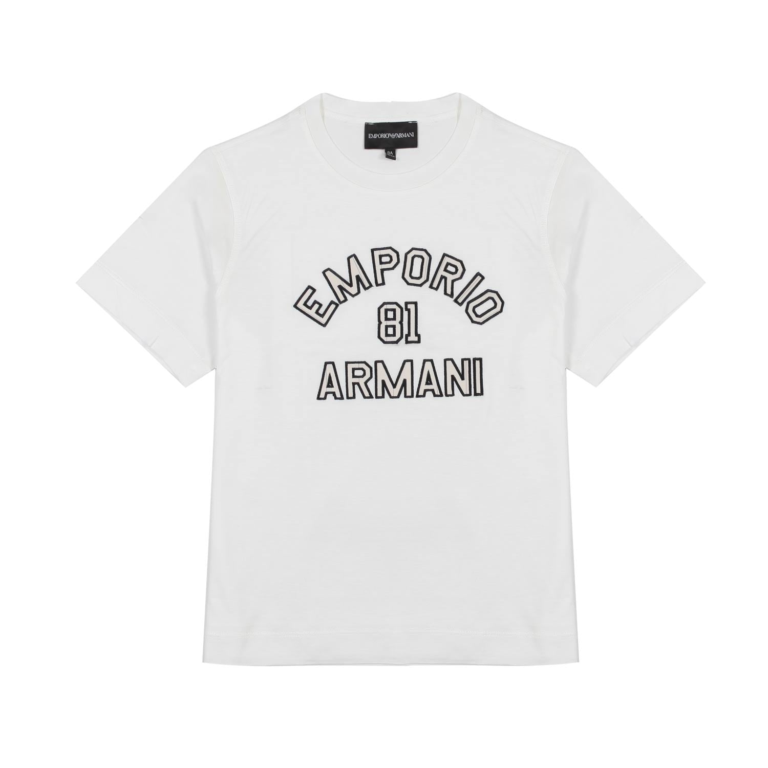 T-SHIRT BIANCO CALDO CON LOGO EA81 BAMBINO E TEEN - annameglio.com abbigliamento moda