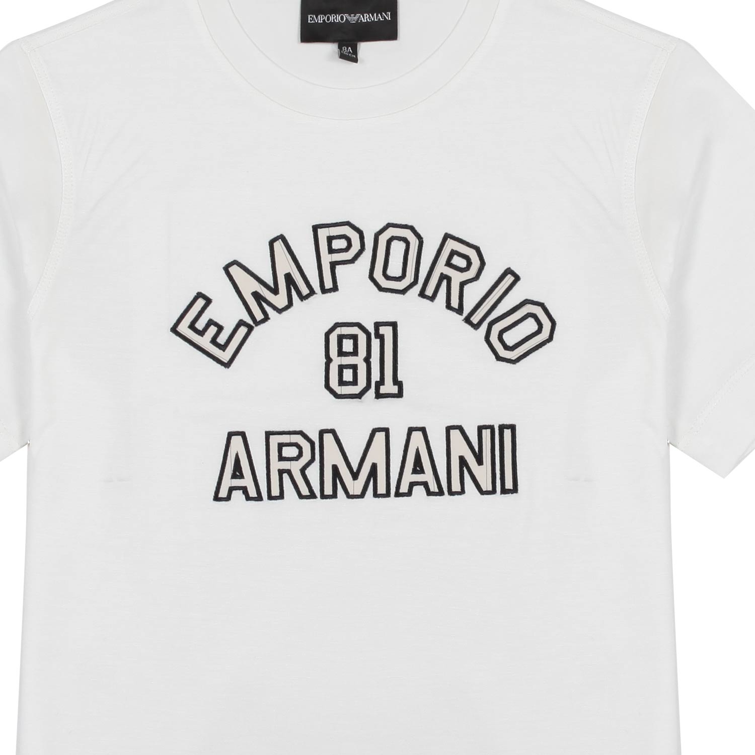 T-SHIRT BIANCO CALDO CON LOGO EA81 BAMBINO E TEEN - annameglio.com abbigliamento moda