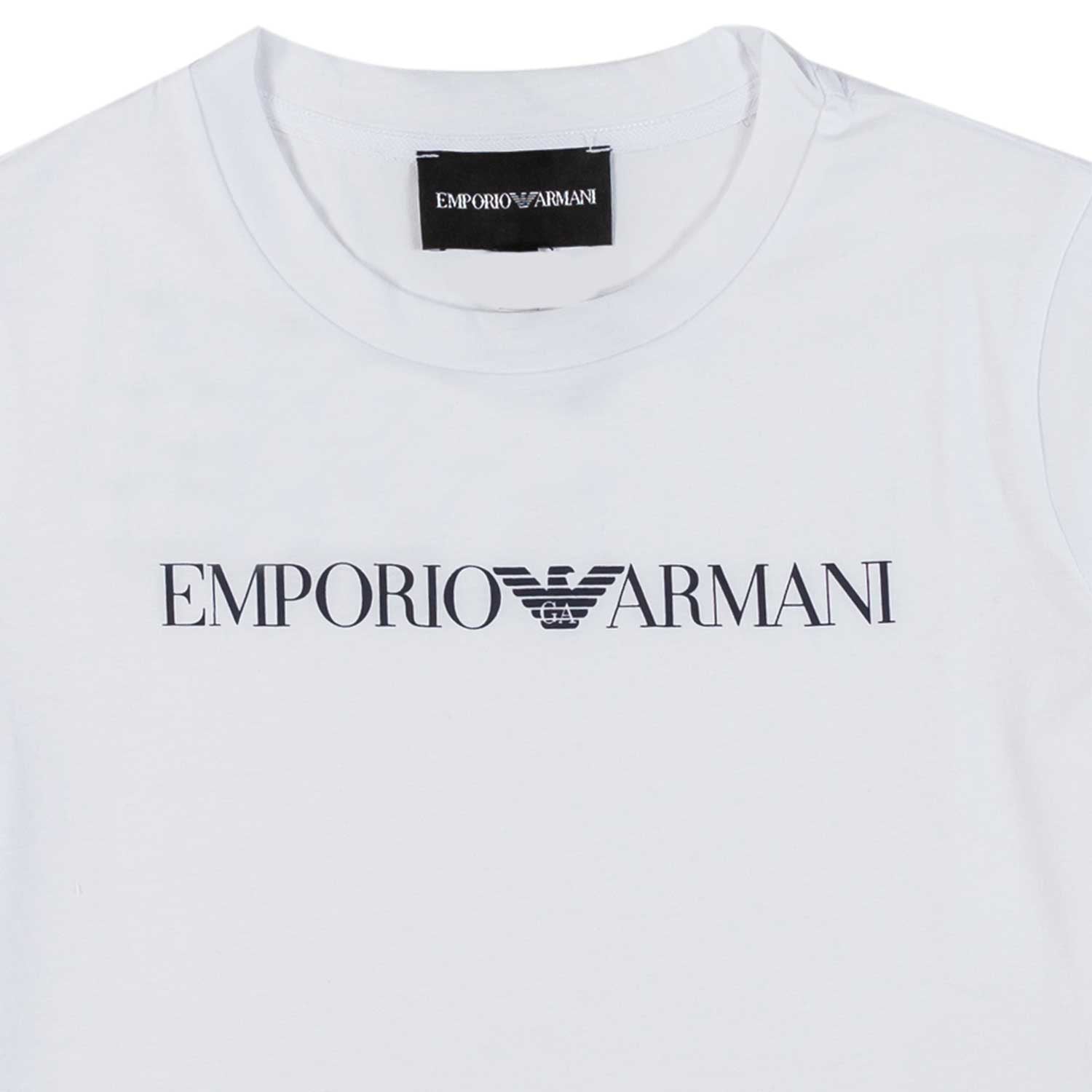 T-SHIRT PIMA BIANCA CON LOGO NAVY BAMBINO E TEEN - annameglio.com abbigliamento moda