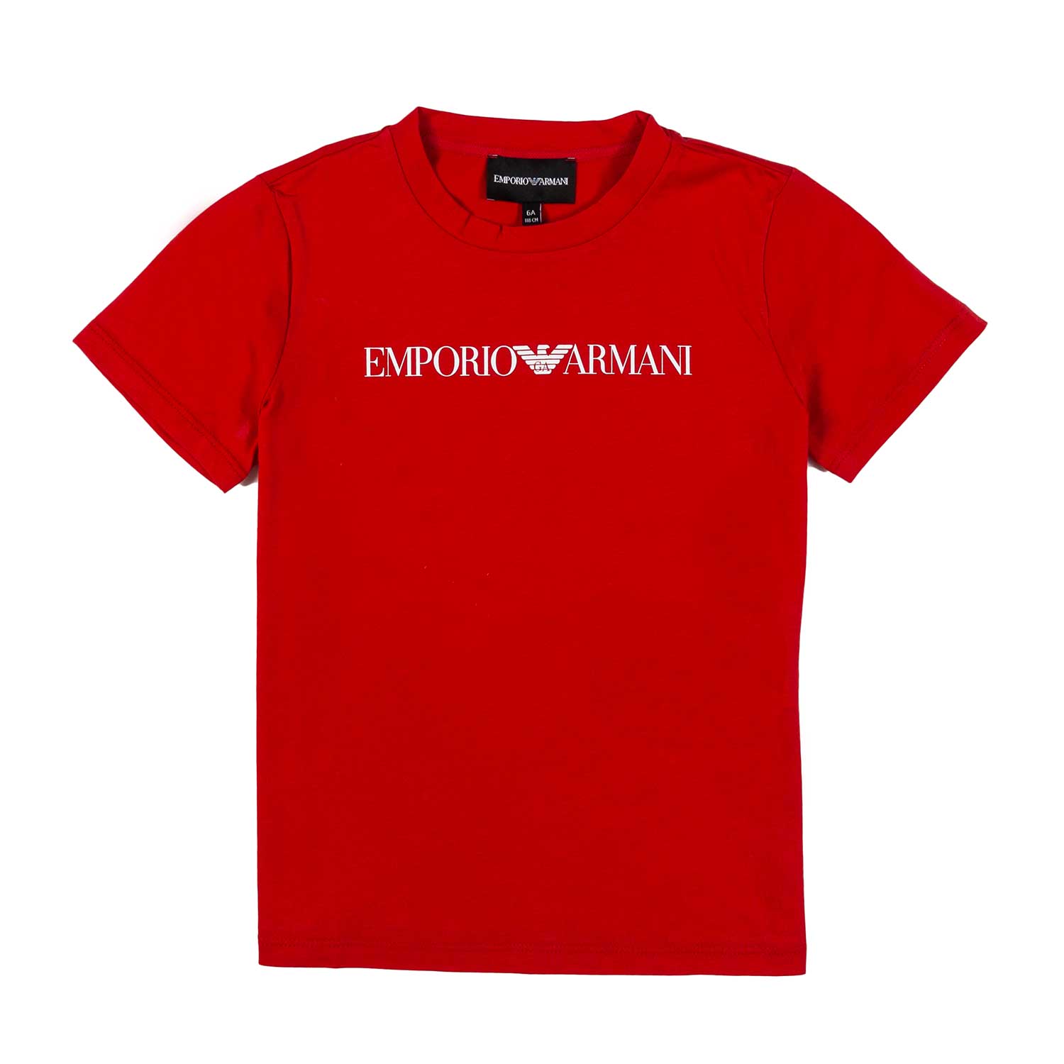 T-SHIRT PIMA ROSSA CON LOGO BIANCO BAMBINO E TEEN - annameglio.com abbigliamento moda