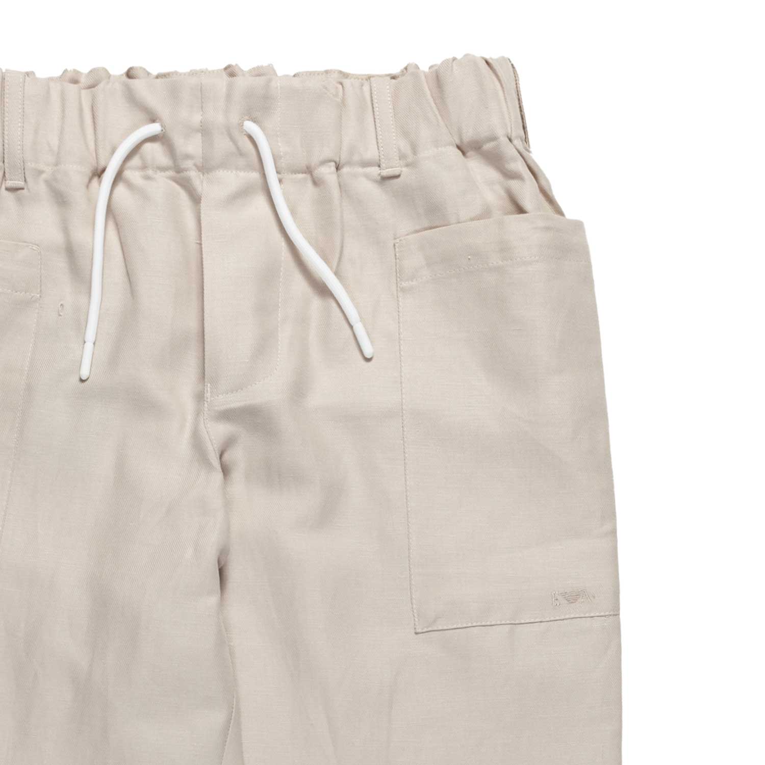 PANTALONE LINO SABBIA BAMBINO E TEENAGER - annameglio.com abbigliamento moda