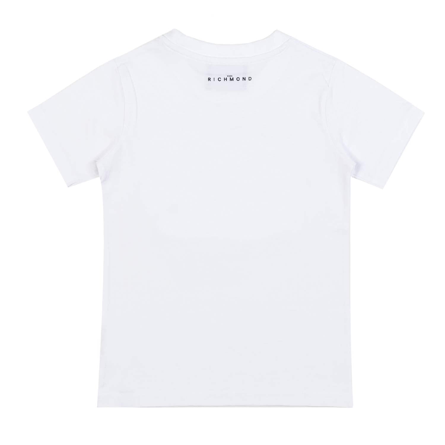 T-SHIRT BIANCA CON STAMPA ROSSA E NERA - annameglio.com abbigliamento moda