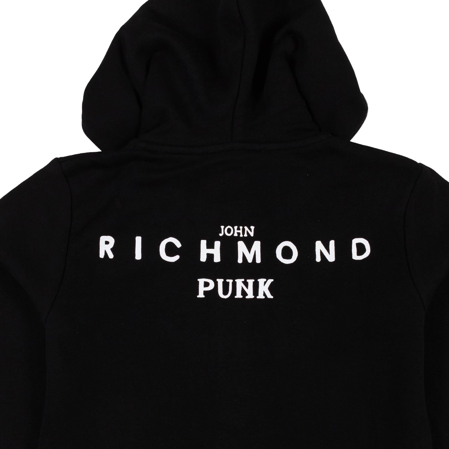 Felpa nera con cappuccio e logo - annameglio.com abbigliamento moda