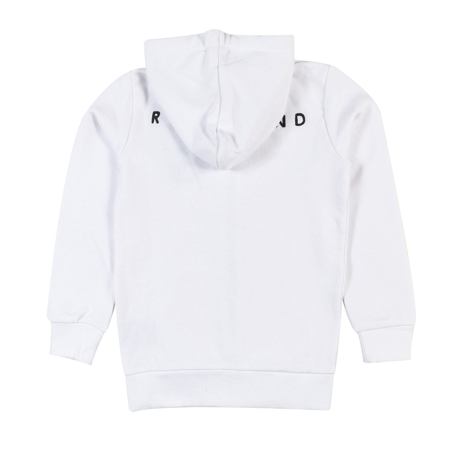 Felpa Bianca Con Cappuccio E Logo - annameglio.com abbigliamento moda