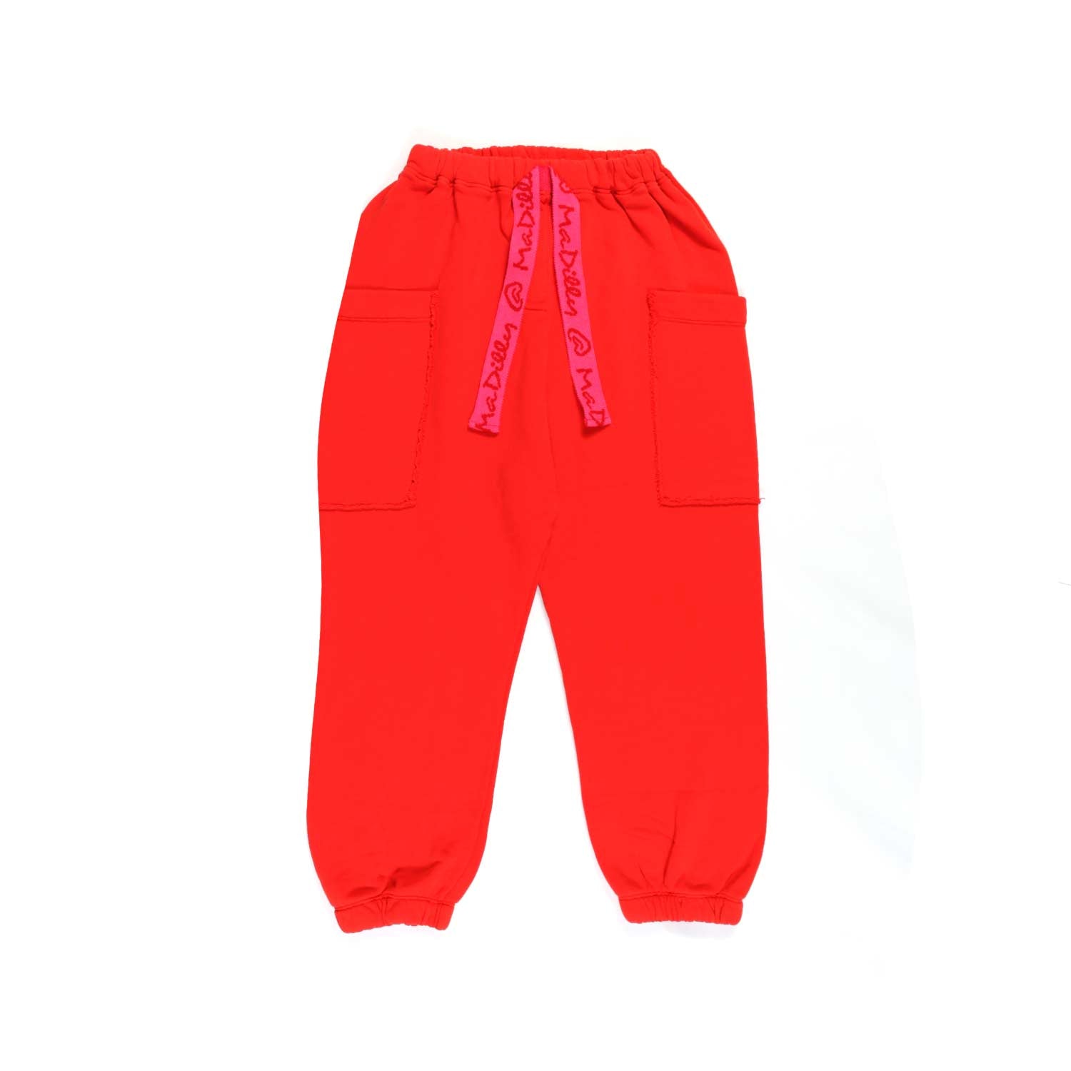 PANTALONE FELPA AMIN ROSSO FRAGOLA - annameglio.com abbigliamento moda