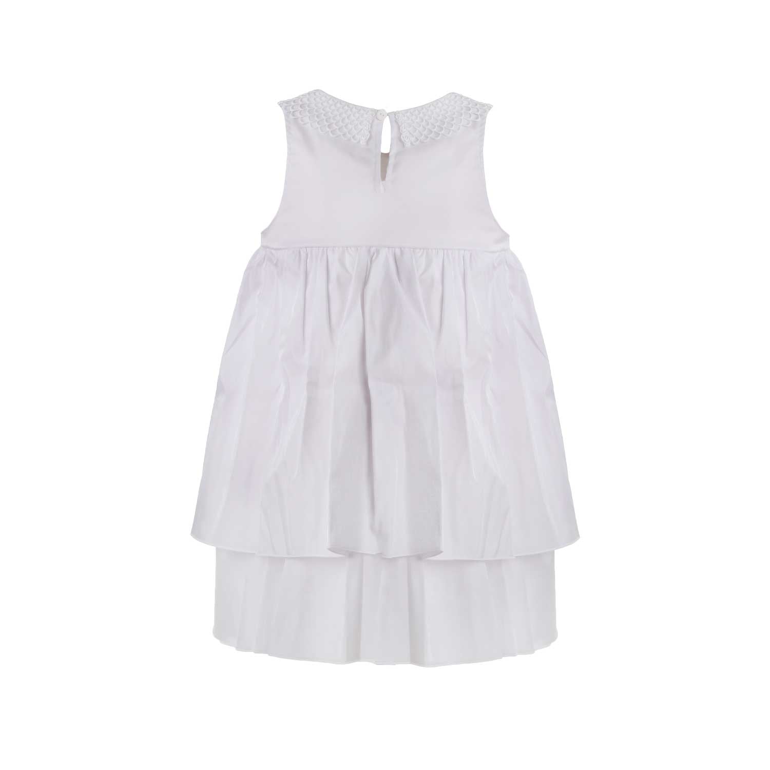 VESTITO DAISY BIANCO PERLATO BAMBINA - annameglio.com abbigliamento moda