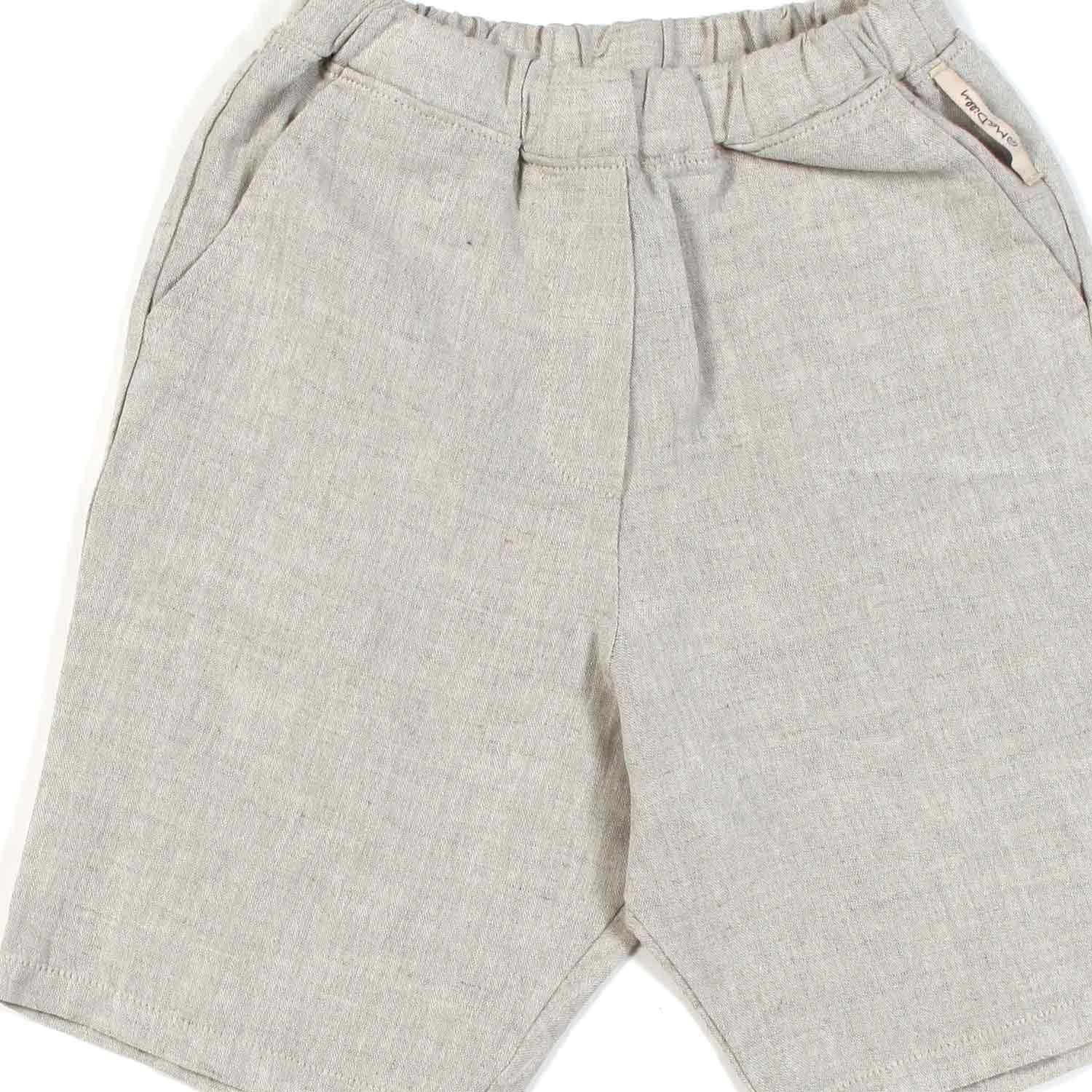 BERMUDA DIESIS BEIGE DI LINO BAMBINO - annameglio.com abbigliamento moda