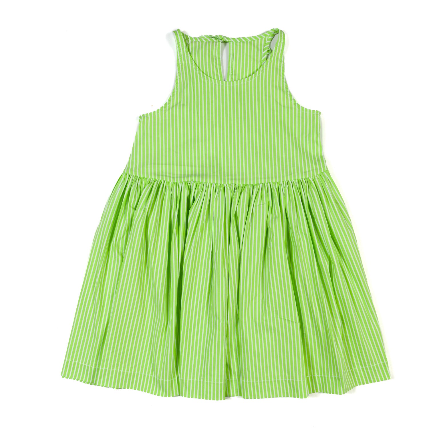 VESTITO ELODIE LIME A RIGHE BIANCHE BAMBINA - annameglio.com abbigliamento moda