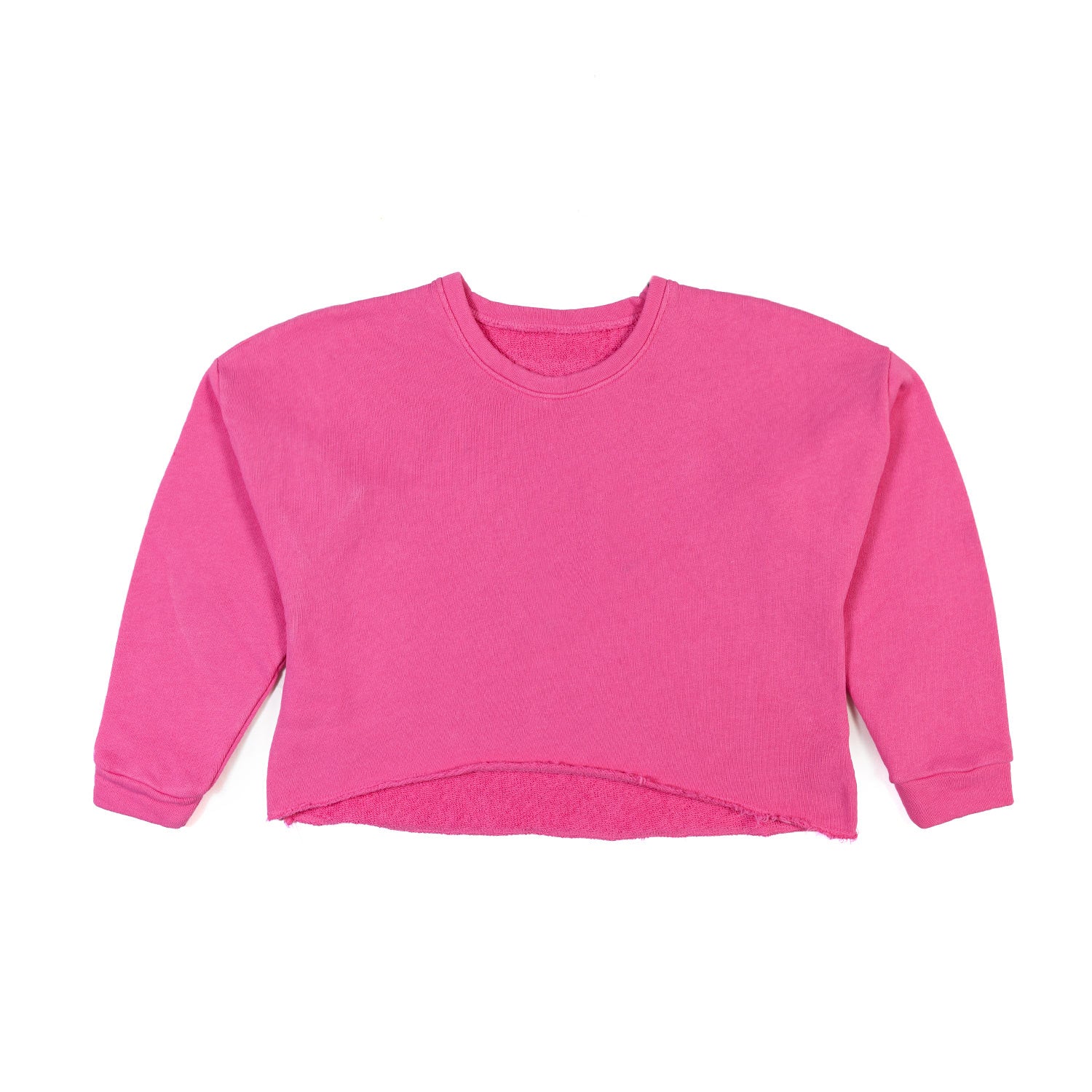 FELPA OVER CROPPED IKE ROSA BIG BABOL - annameglio.com abbigliamento moda