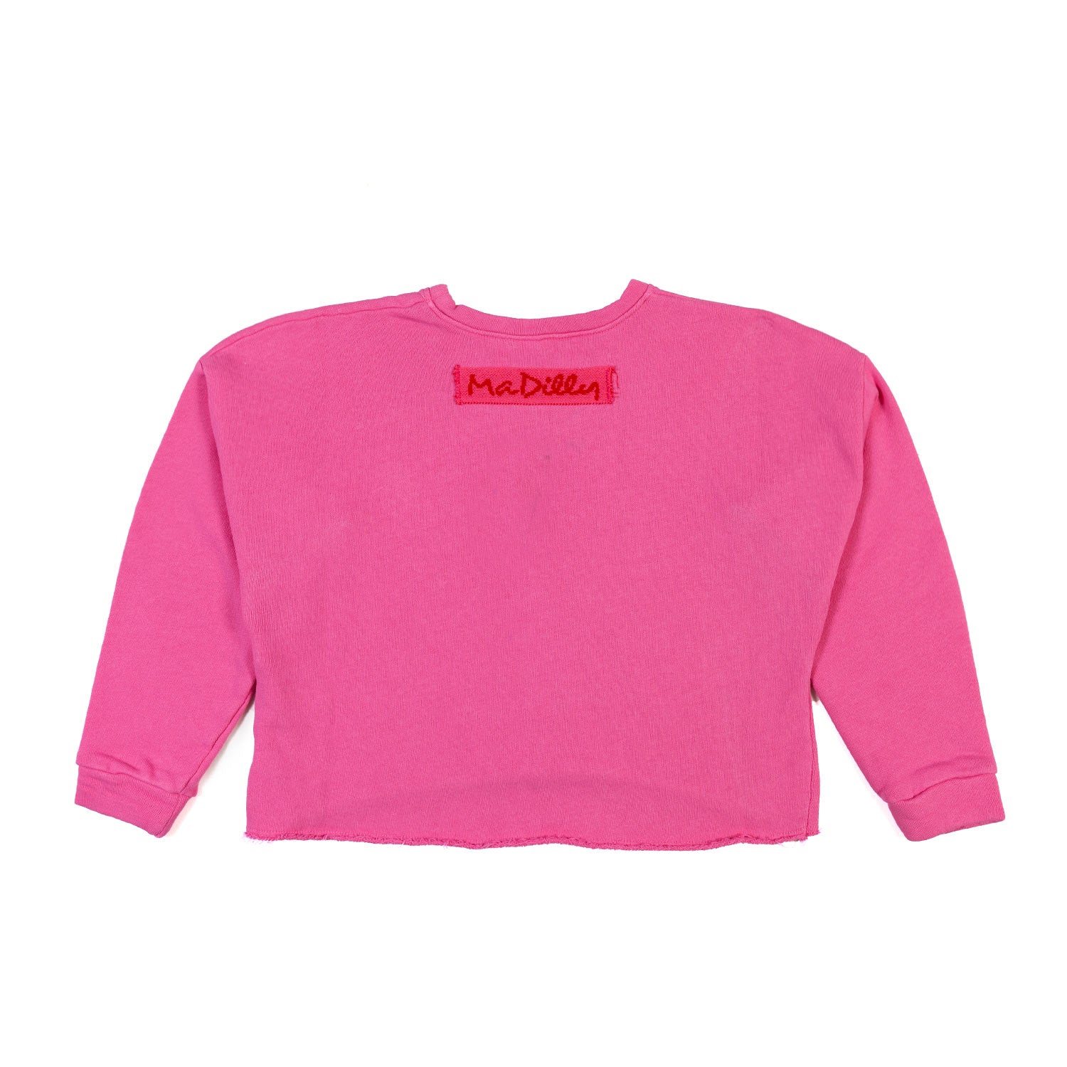 FELPA OVER CROPPED IKE ROSA BIG BABOL - annameglio.com abbigliamento moda