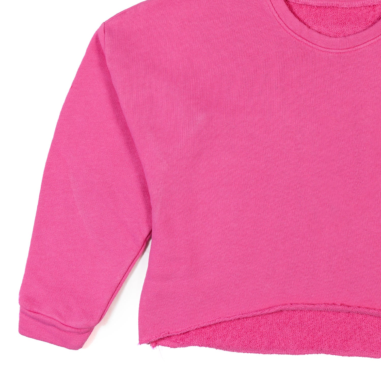 FELPA OVER CROPPED IKE ROSA BIG BABOL - annameglio.com abbigliamento moda