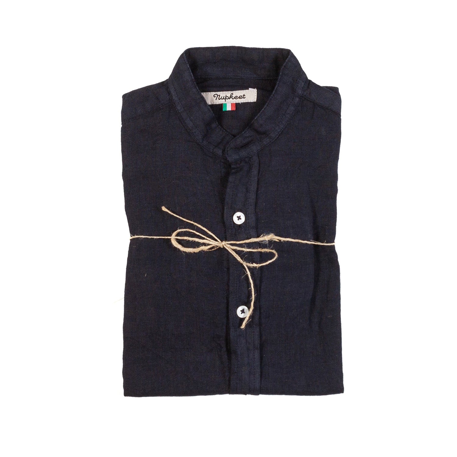 CAMICIA BLU PURO LINO BAMBINO - annameglio.com abbigliamento moda