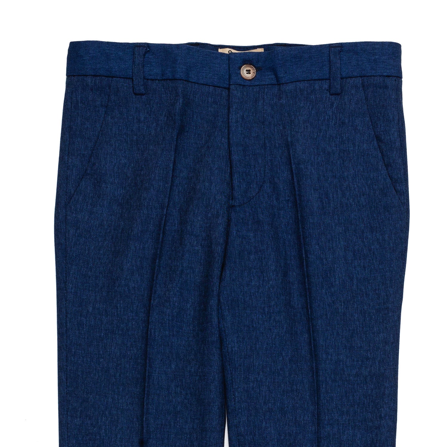 Pantalone blu indaco bambino e teenager - annameglio.com abbigliamento moda