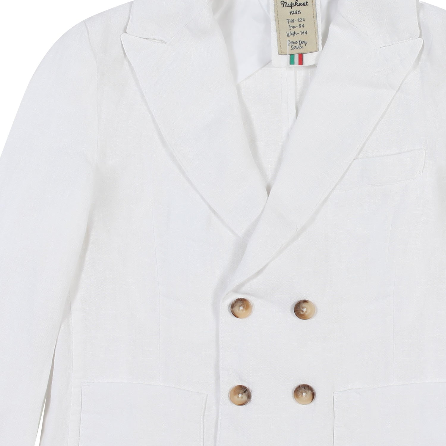 Giacca doppiopetto bianca bambino e teenager - annameglio.com abbigliamento moda