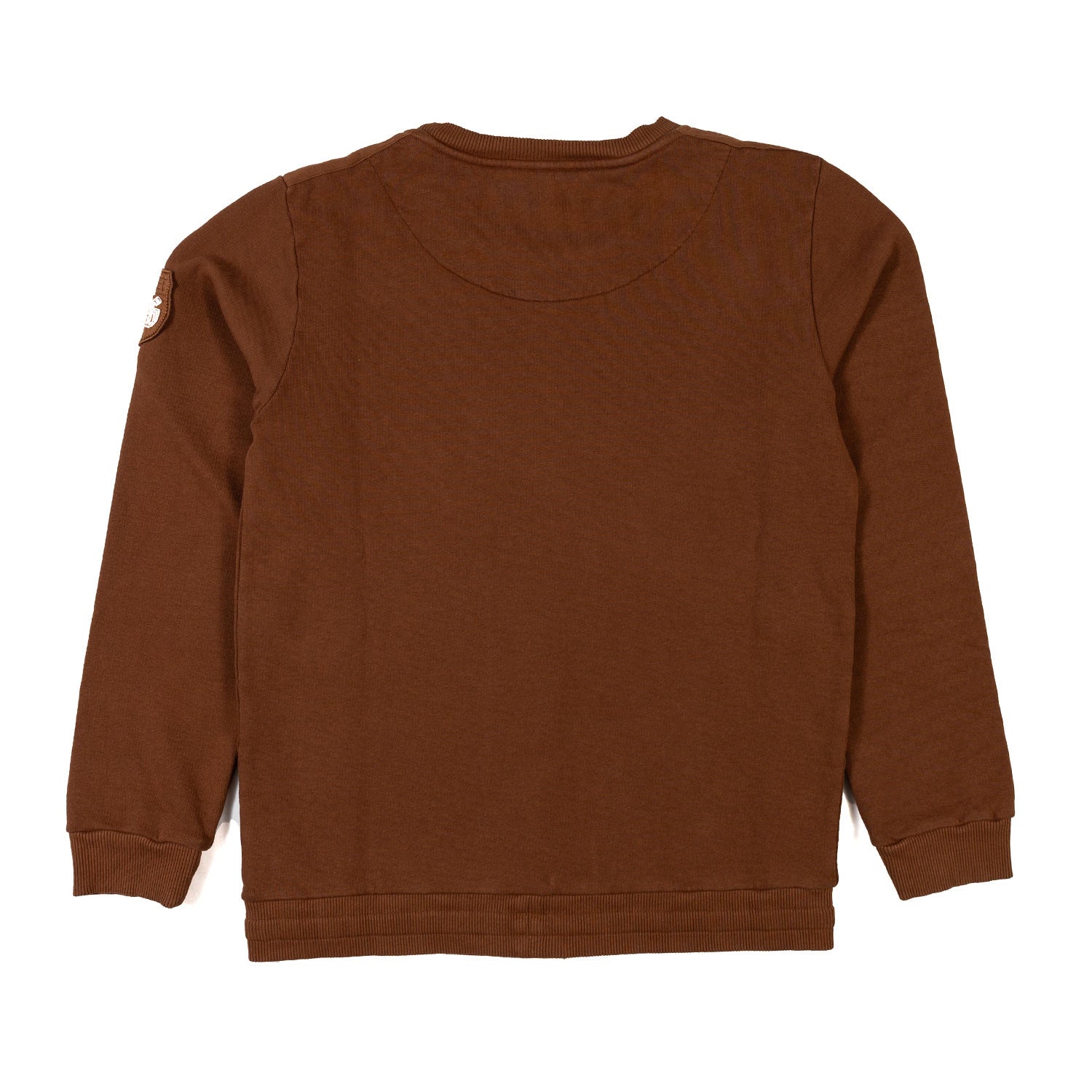 Felpa marrone in puro cotone bambino e teenager - annameglio.com abbigliamento moda