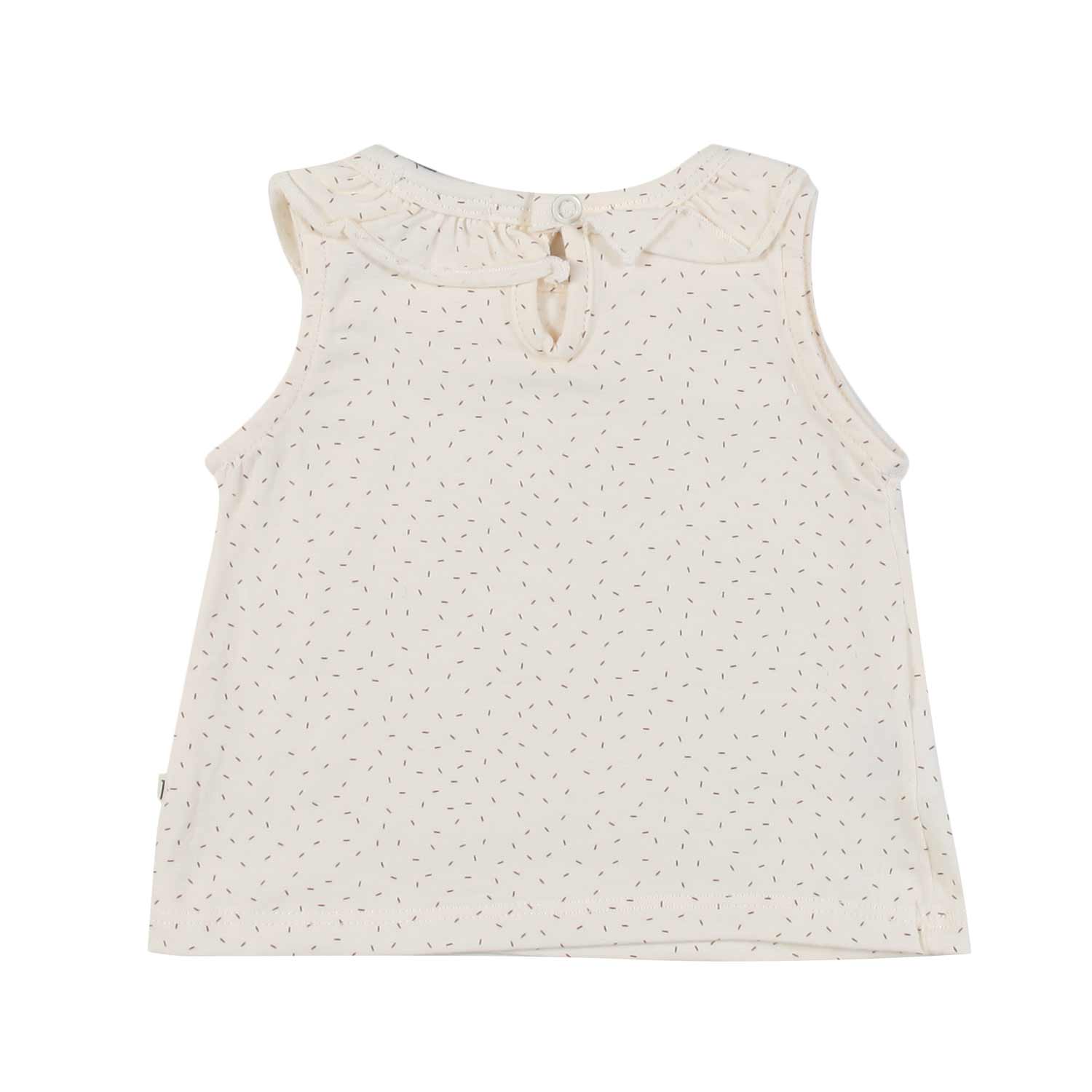 TOP JULIANA ECRU E GRIGIO NEONATA - annameglio.com abbigliamento moda