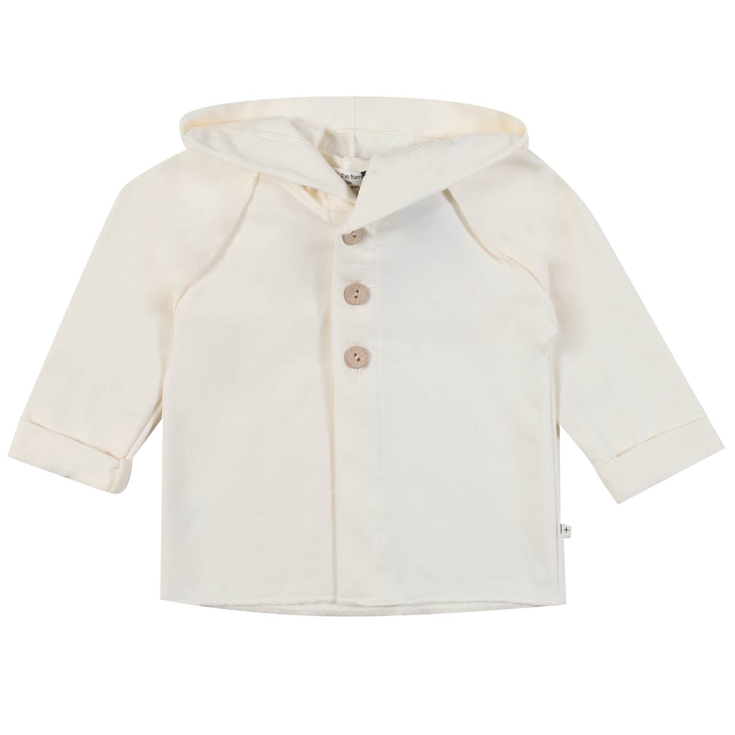 GIACCA FELPA ELLIOT ECRU BABY UNISEX - annameglio.com abbigliamento moda
