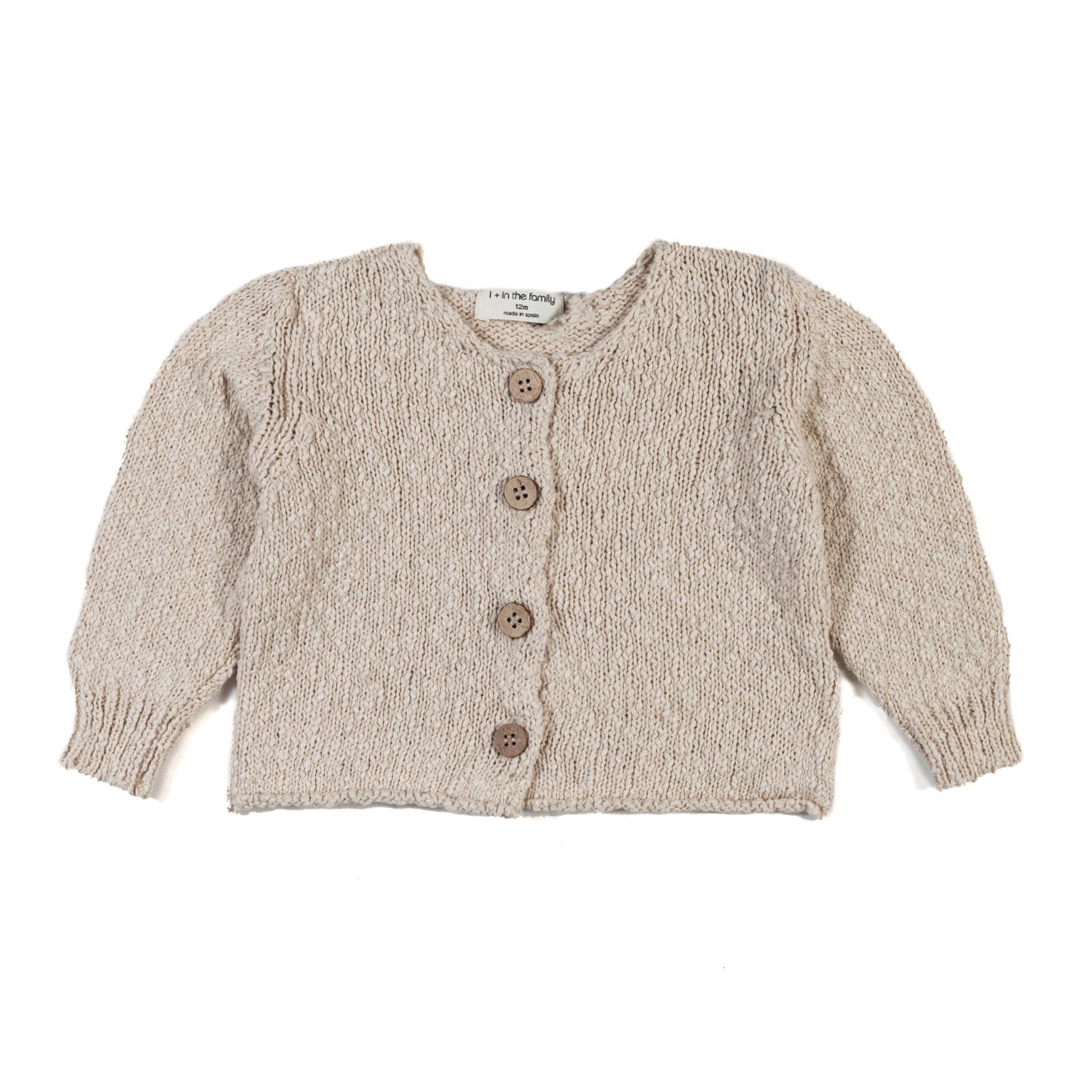 CARDIGAN PEPA BEIGE BIMBA E NEONATA - annameglio.com abbigliamento moda