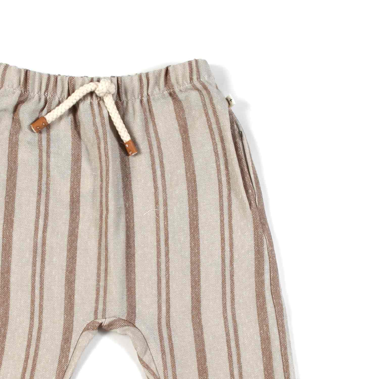 PANTALONE THOMAS BISCOTTO A RIGHE BIMBO - annameglio.com abbigliamento moda