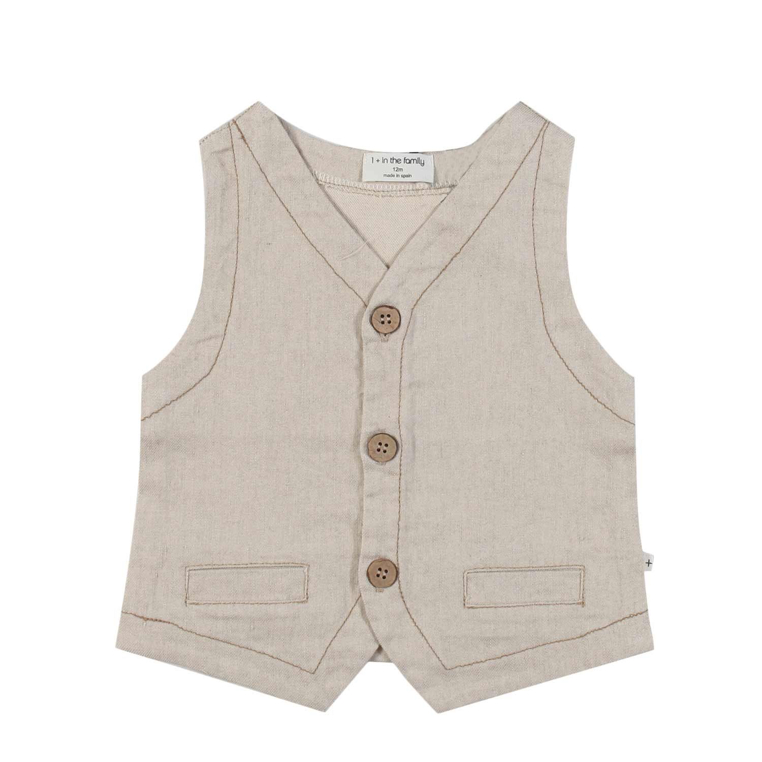 GILET DARIO BEIGE BIMBO E NEONATO - annameglio.com abbigliamento moda