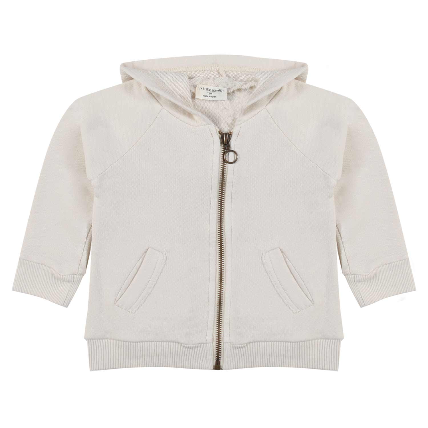 FELPA OWEN UNISEX BIANCO OSSO CON CAPPUCCIO - annameglio.com abbigliamento moda