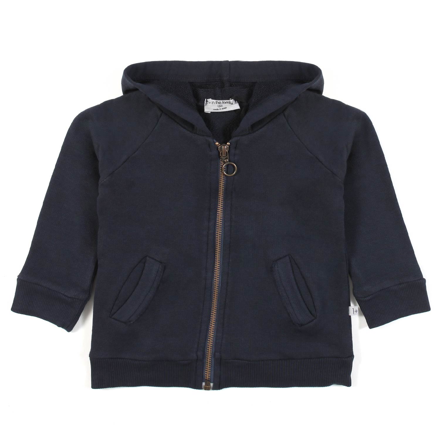 FELPA OWEN UNISEX BLU NOTTE CON CAPPUCCIO - annameglio.com abbigliamento moda