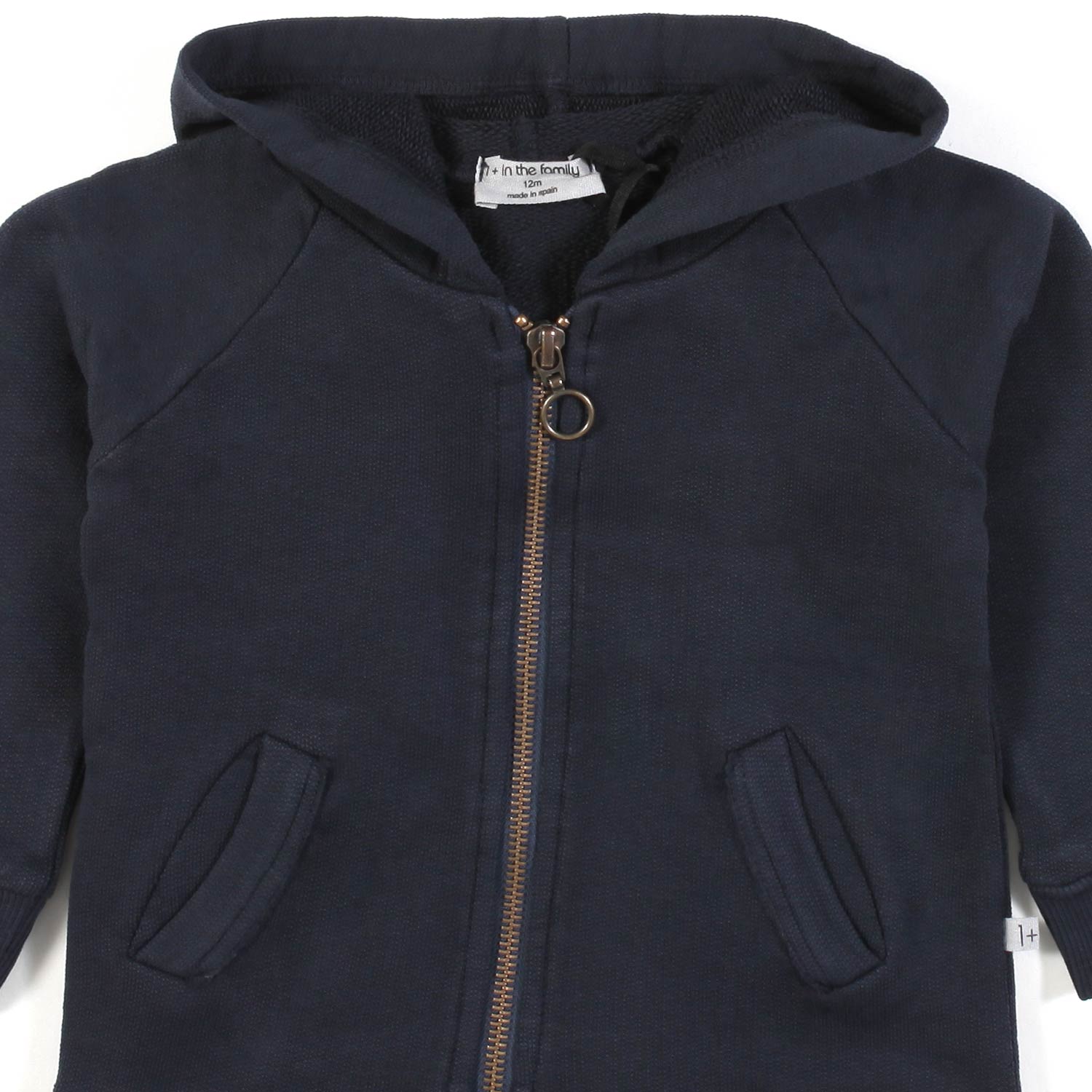 FELPA OWEN UNISEX BLU NOTTE CON CAPPUCCIO - annameglio.com abbigliamento moda