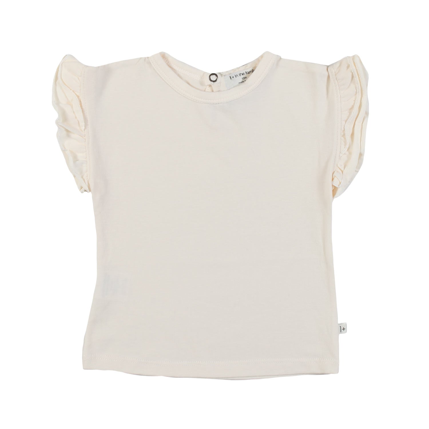 T-SHIRT ITZIAR BIANCO NATURALE BIMBA E NEONATA - annameglio.com abbigliamento moda