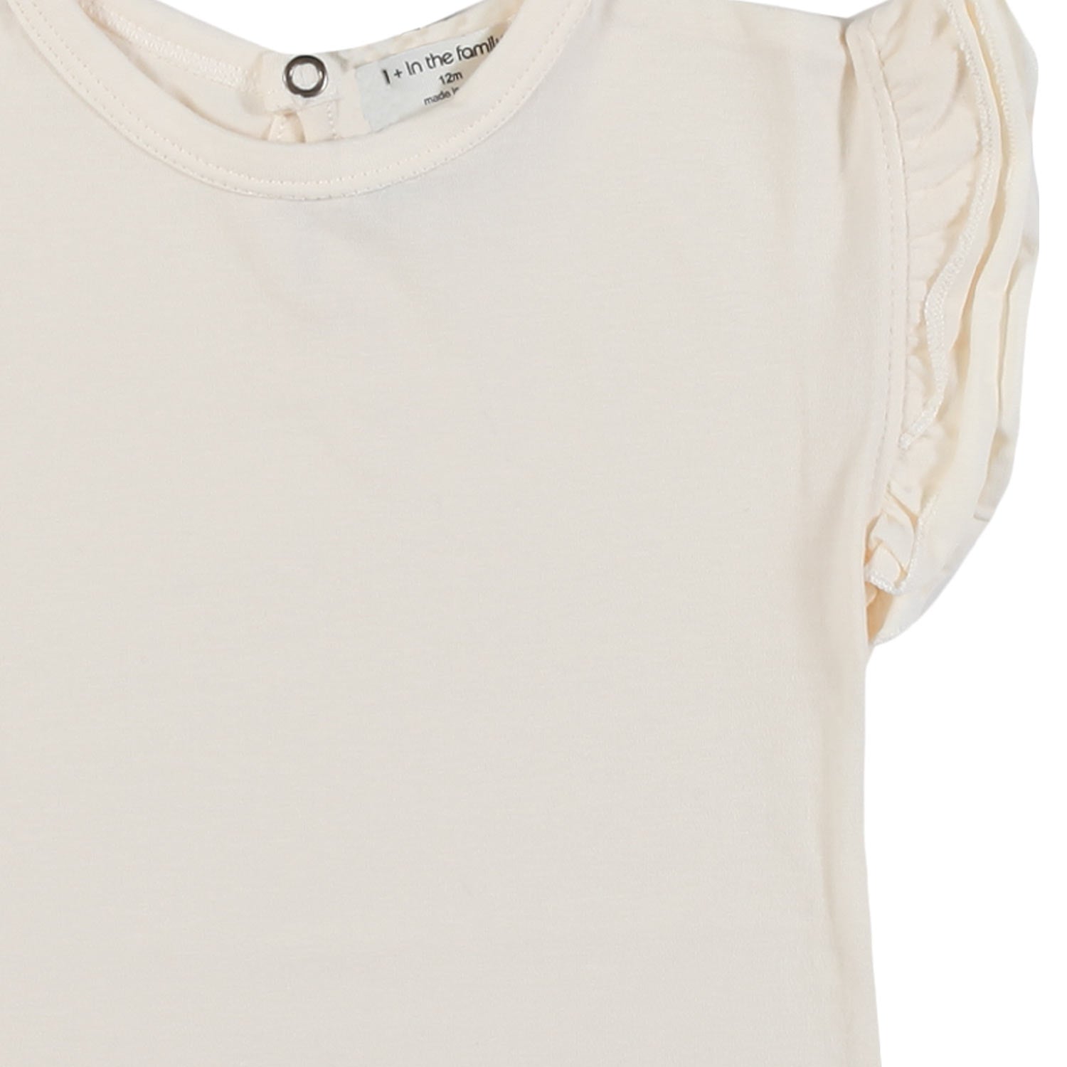 T-SHIRT ITZIAR BIANCO NATURALE BIMBA E NEONATA - annameglio.com abbigliamento moda