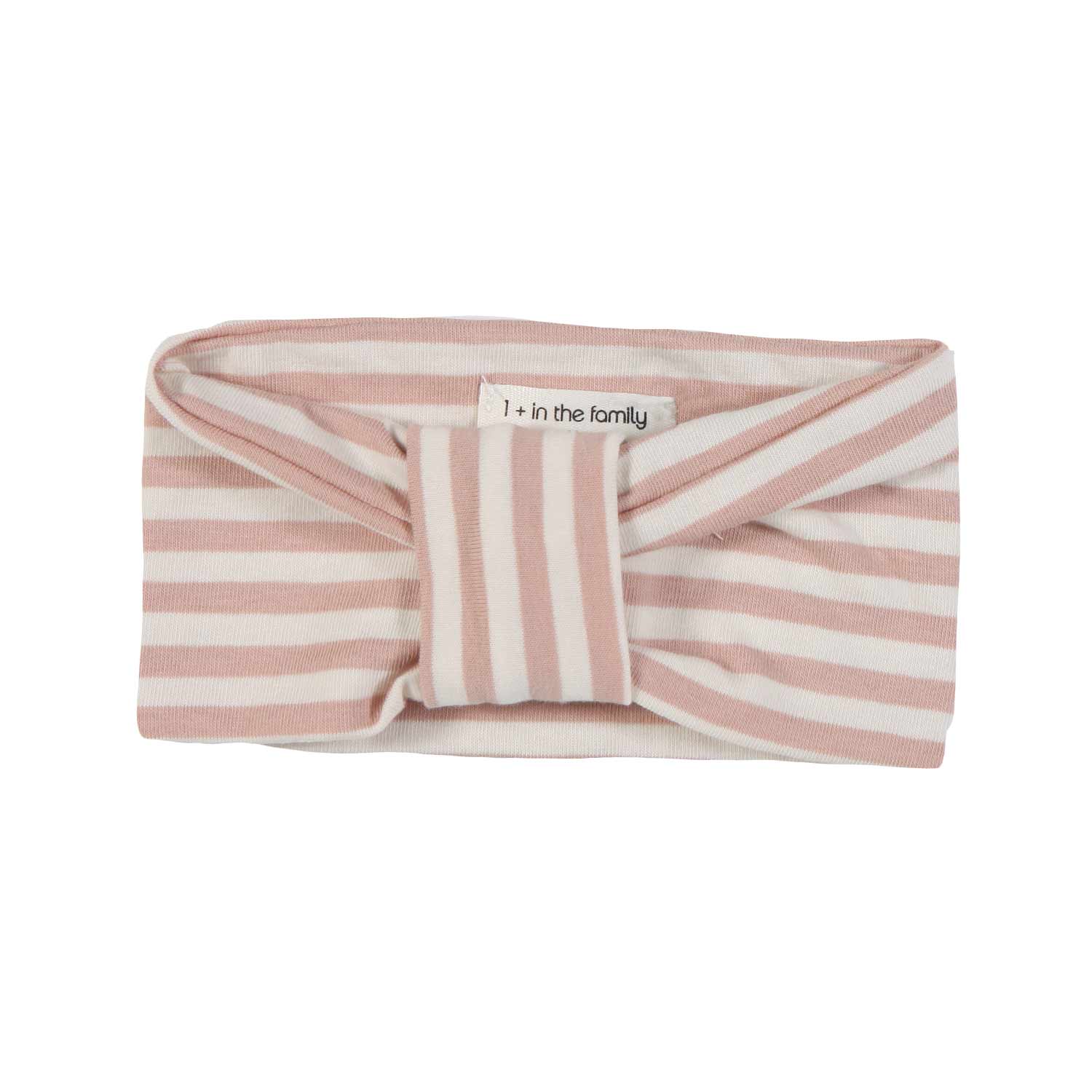 FASCIA RUTH ECRU E ROSA A RIGHE BIMBA E NEONATA - annameglio.com abbigliamento moda