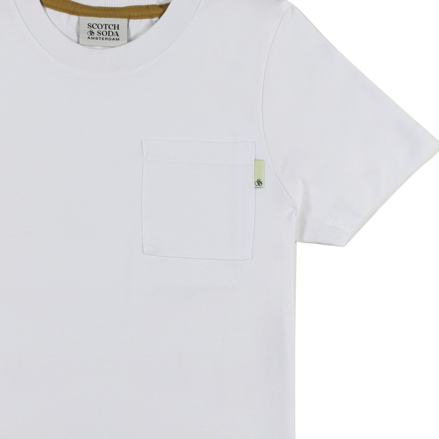 T-SHIRT BIANCA CON TASCHINO BAMBINO E TEENAGER - annameglio.com abbigliamento moda