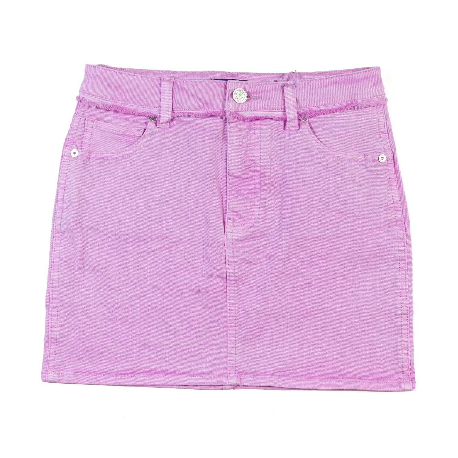 MINIGONNA DENIM ROSA BAMBINA E RAGAZZA - annameglio.com abbigliamento moda