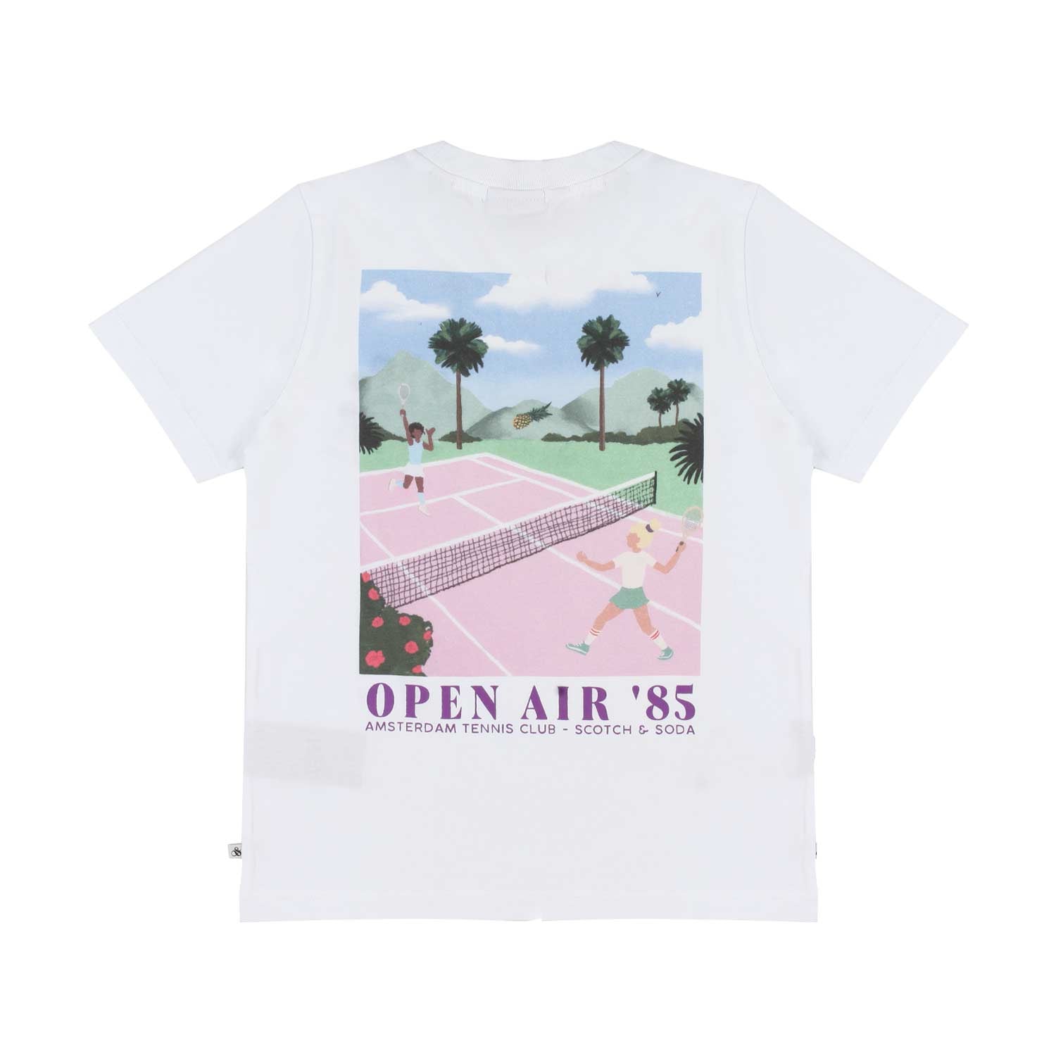 T-Shirt bianca Tennis Club - annameglio.com abbigliamento moda