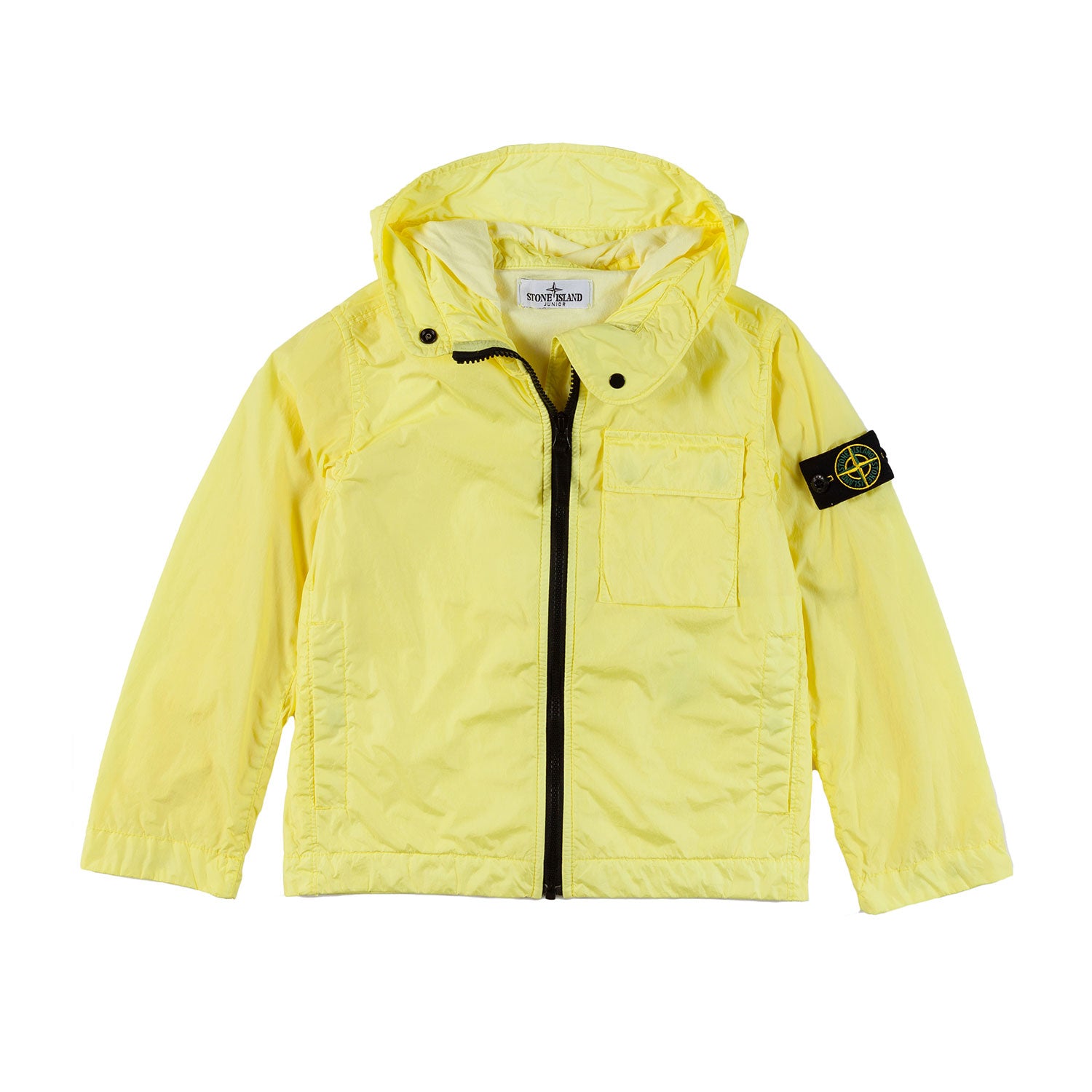 GIUBBINO CRINKLE REPS GIALLO FLUO - annameglio.com abbigliamento moda
