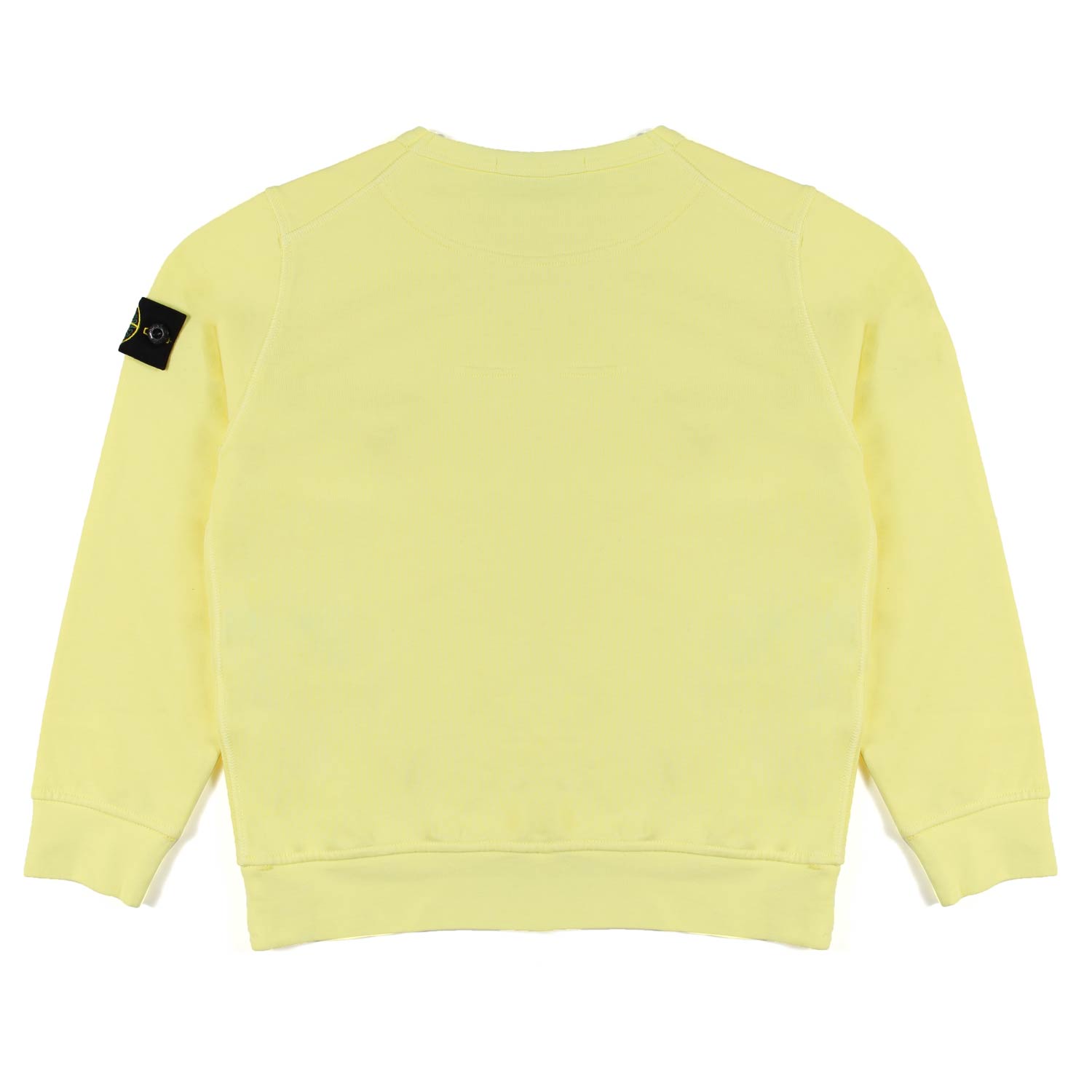 FELPA GIALLO LIMONE CON PATCH LOGO COMPASS - annameglio.com abbigliamento moda