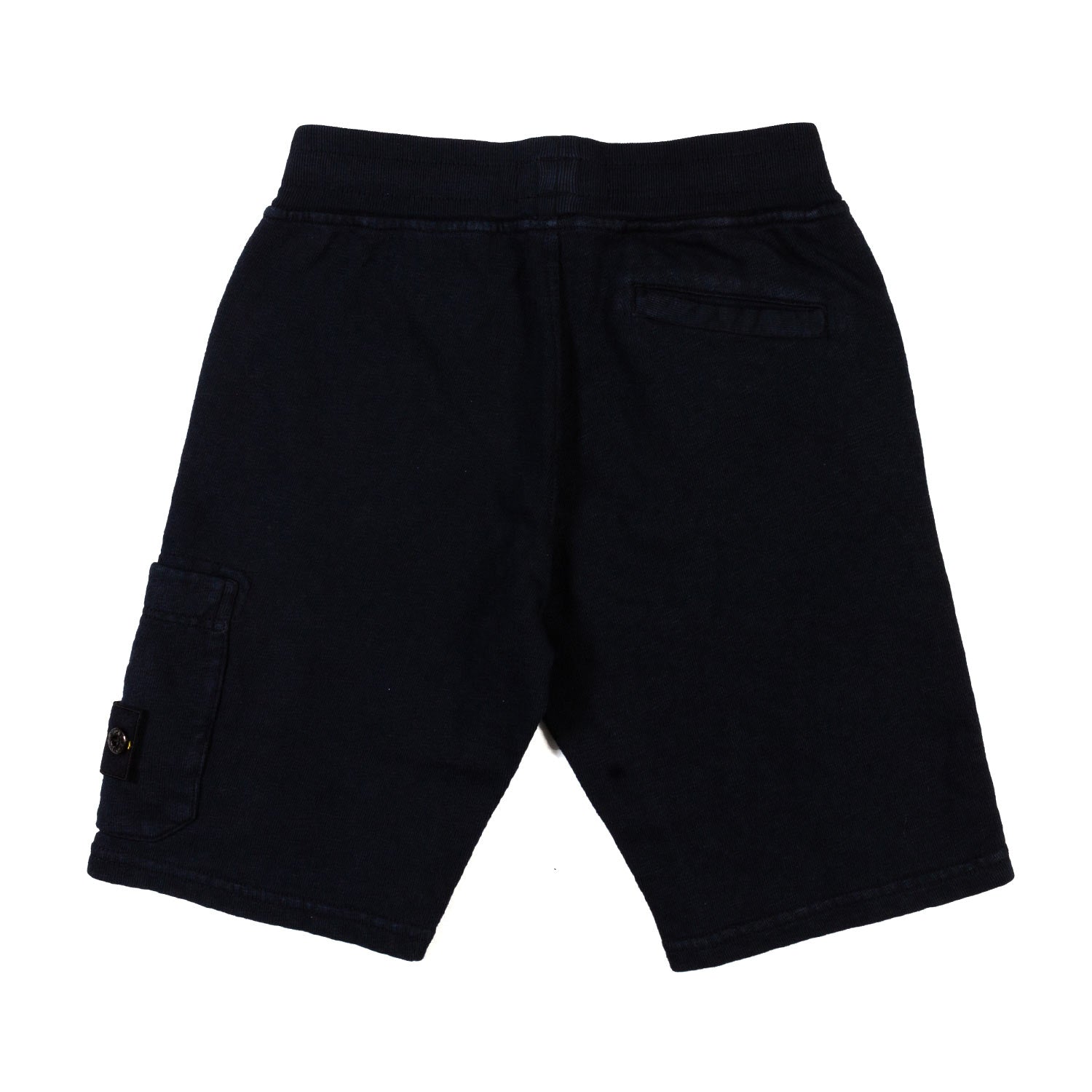 SHORTS IN FELPA BLU NAVY CON PATCH LOGO COMPASS - annameglio.com abbigliamento moda